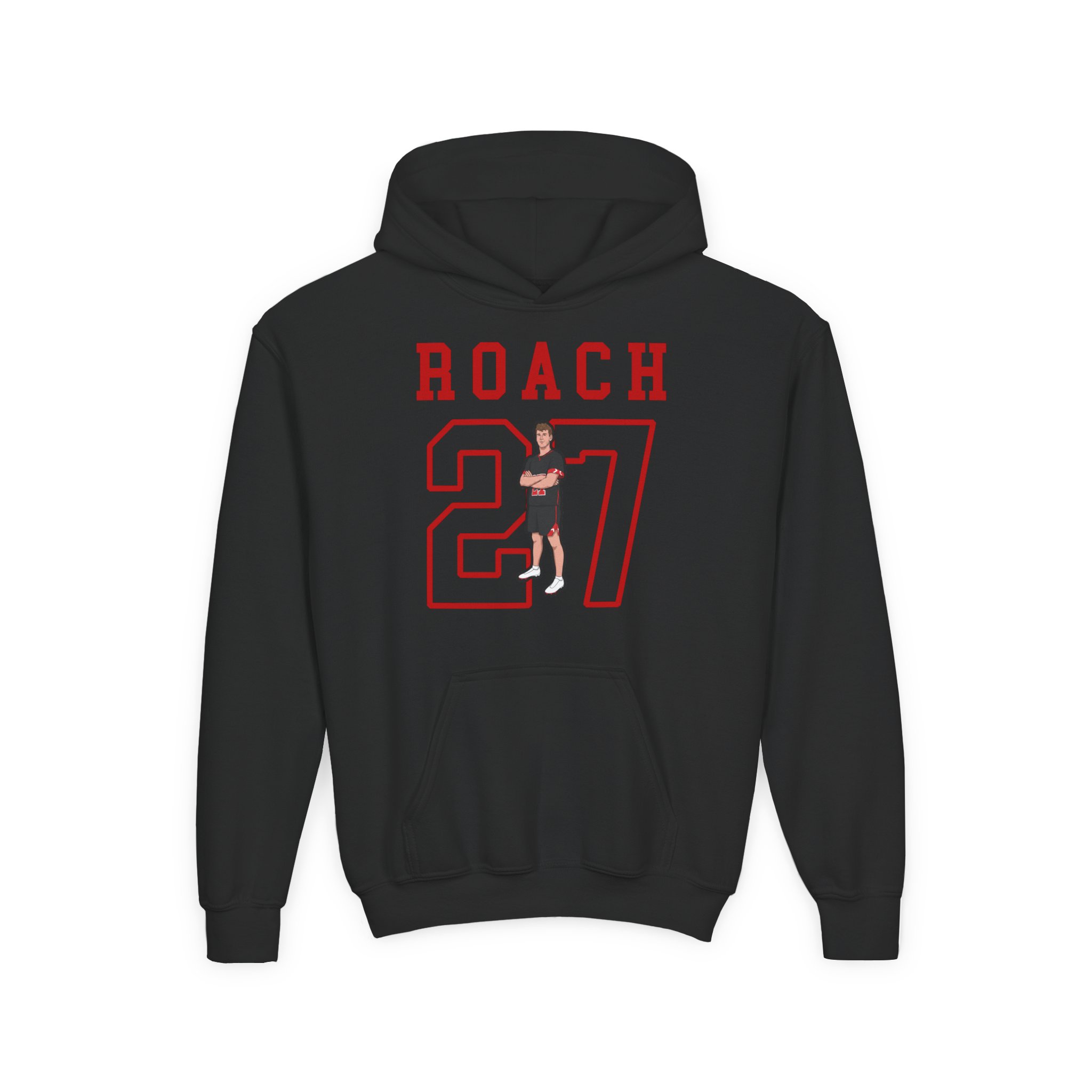 Youth Hoodie — character_shirsey in Black