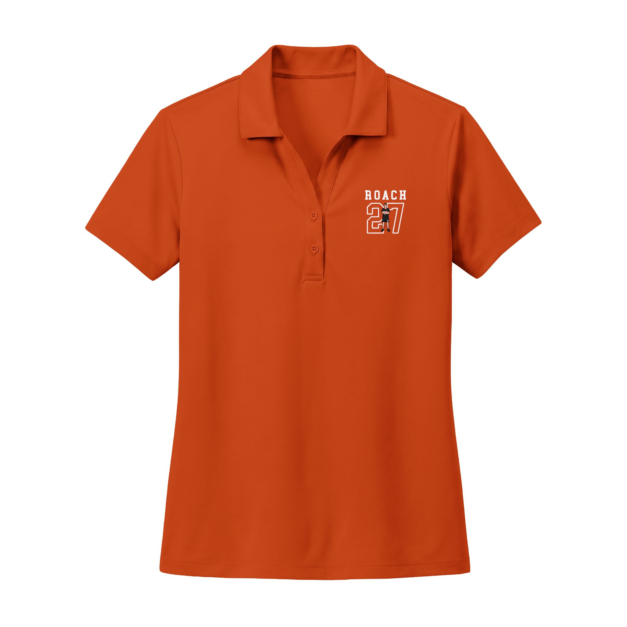 Women's Polo — character_shirsey in Orange