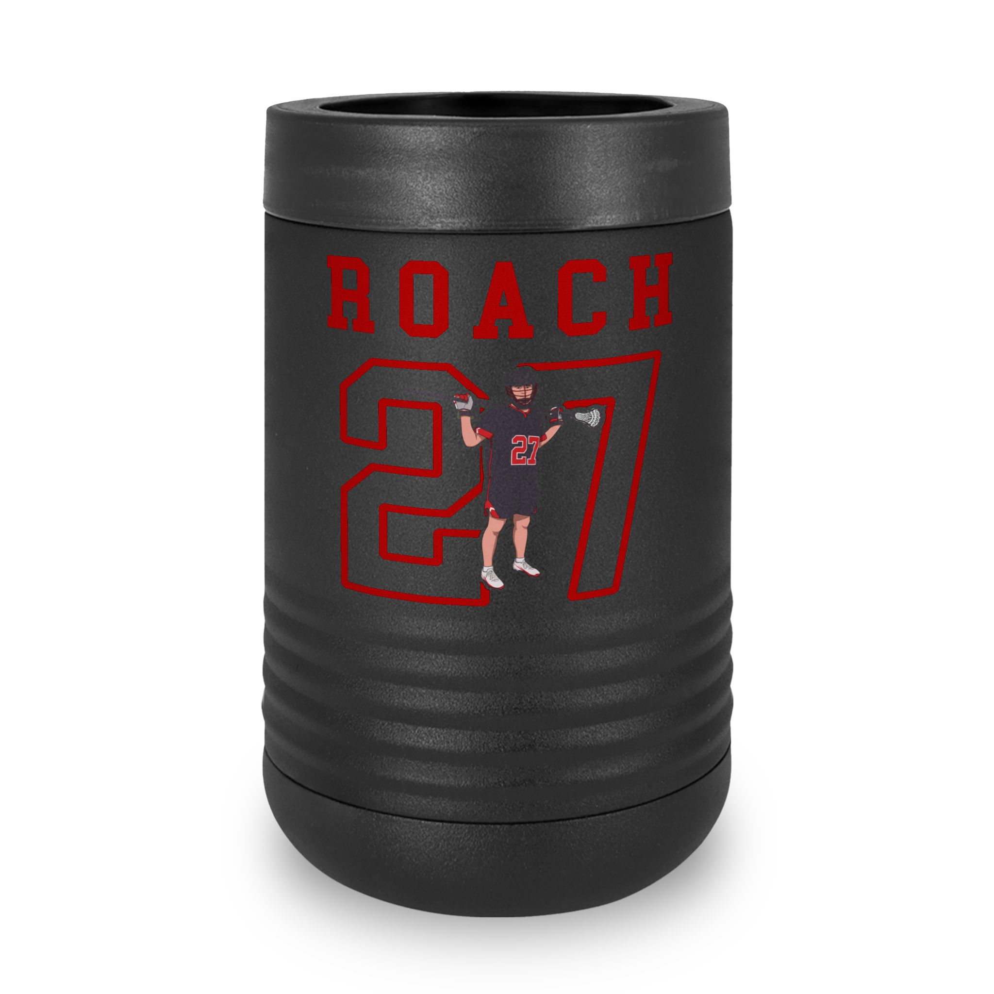 Stainless Can Cooler — character_shirsey in Black