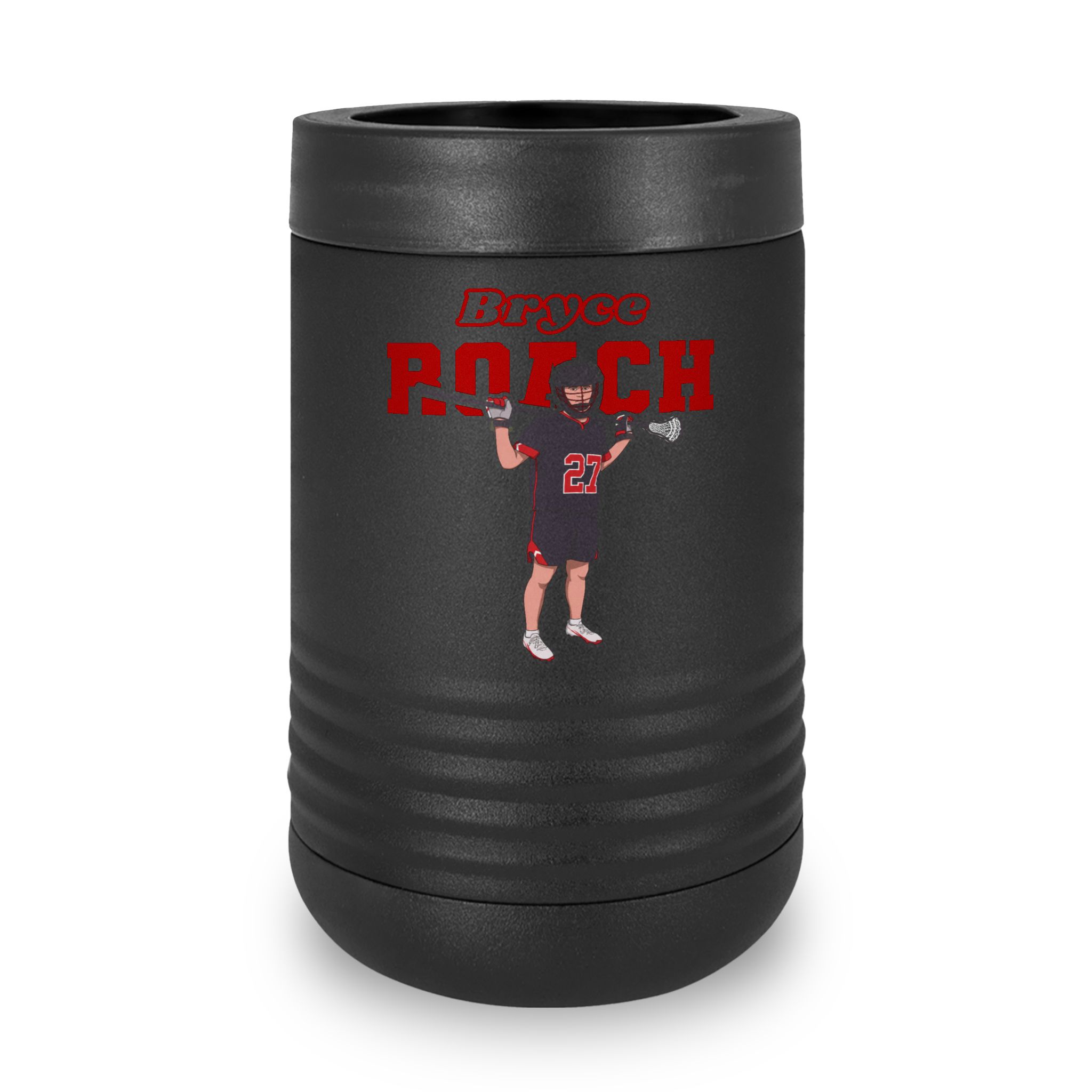Stainless Can Cooler — character_name_arch in Black