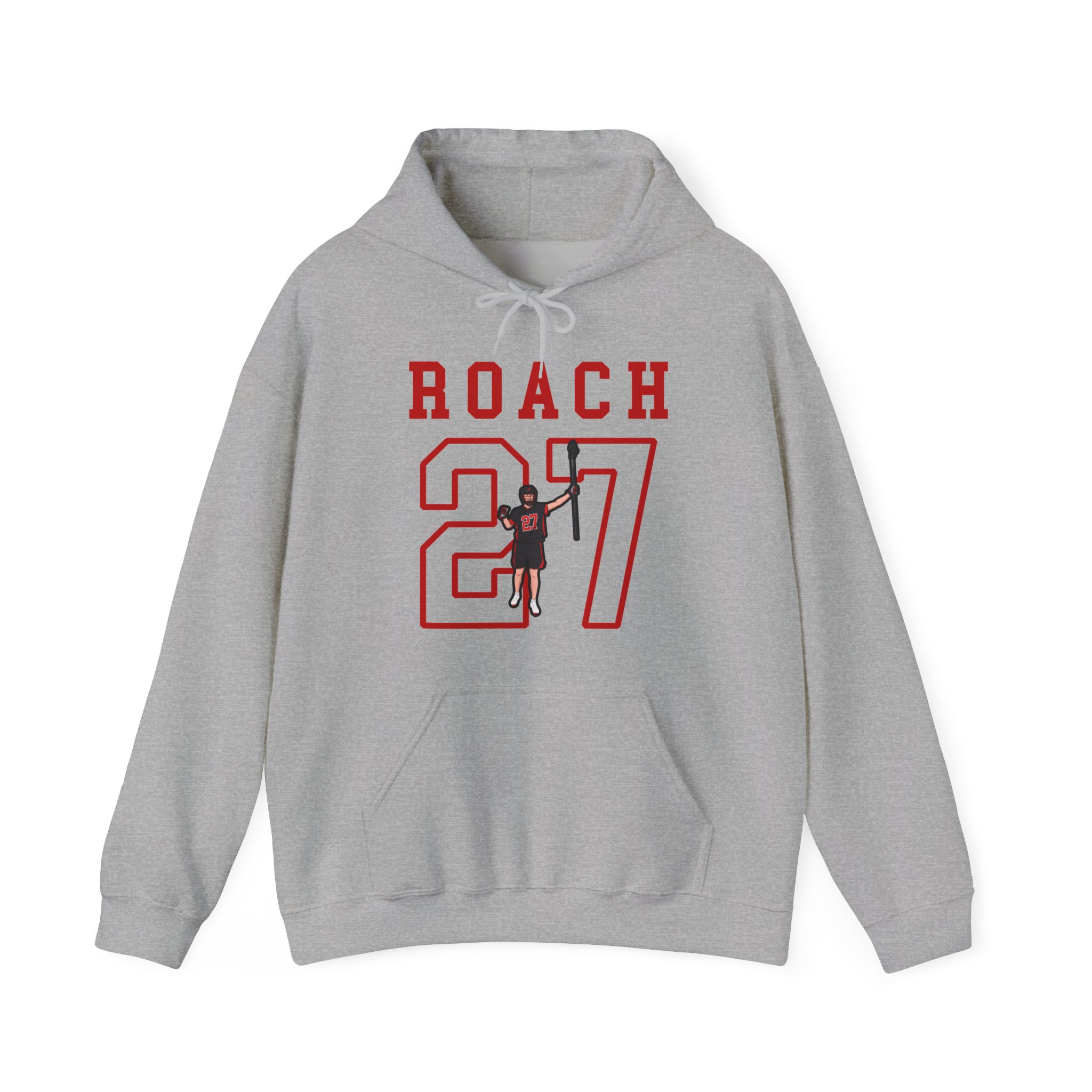 Hoodie — character_shirsey in Grey