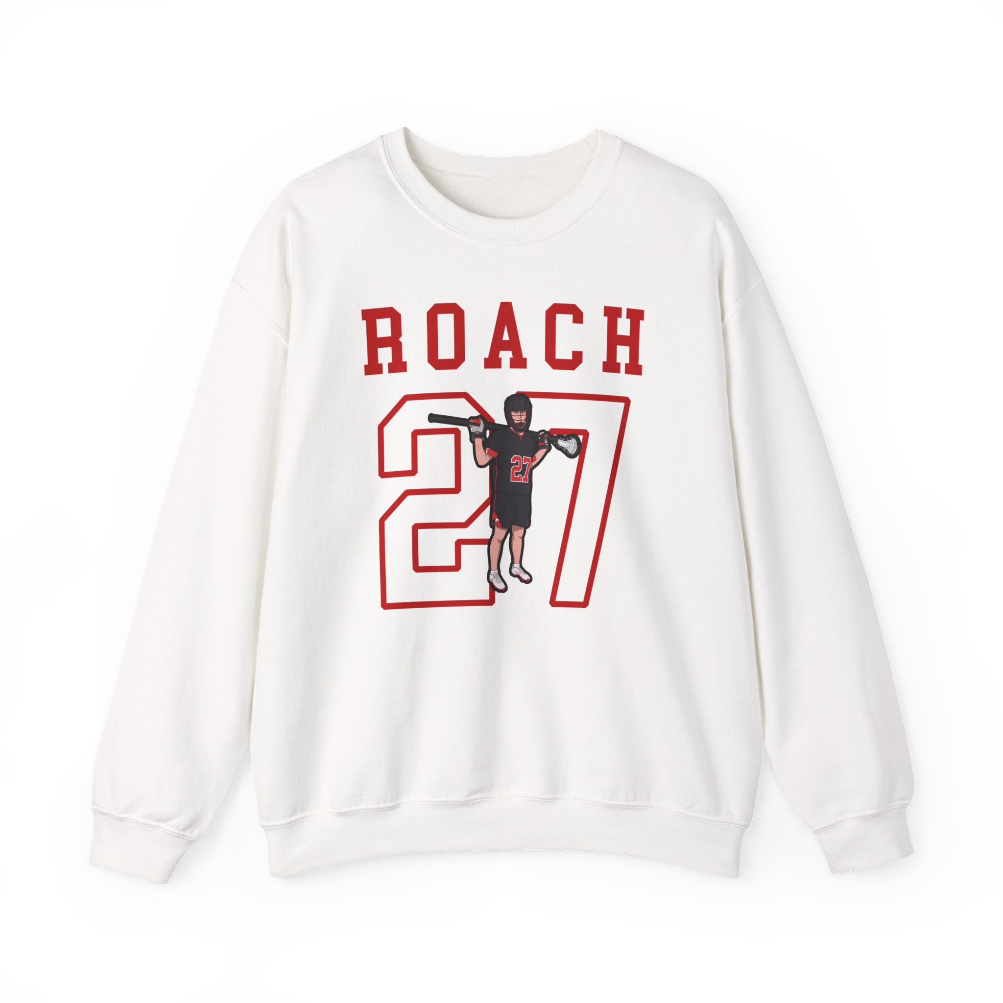 Crewneck Sweatshirt — character_shirsey in White