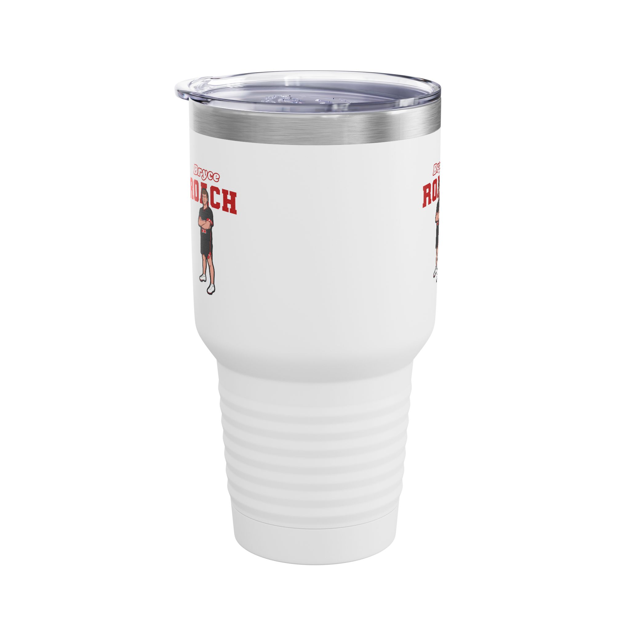 30oz Tumbler — character_name_arch in White
