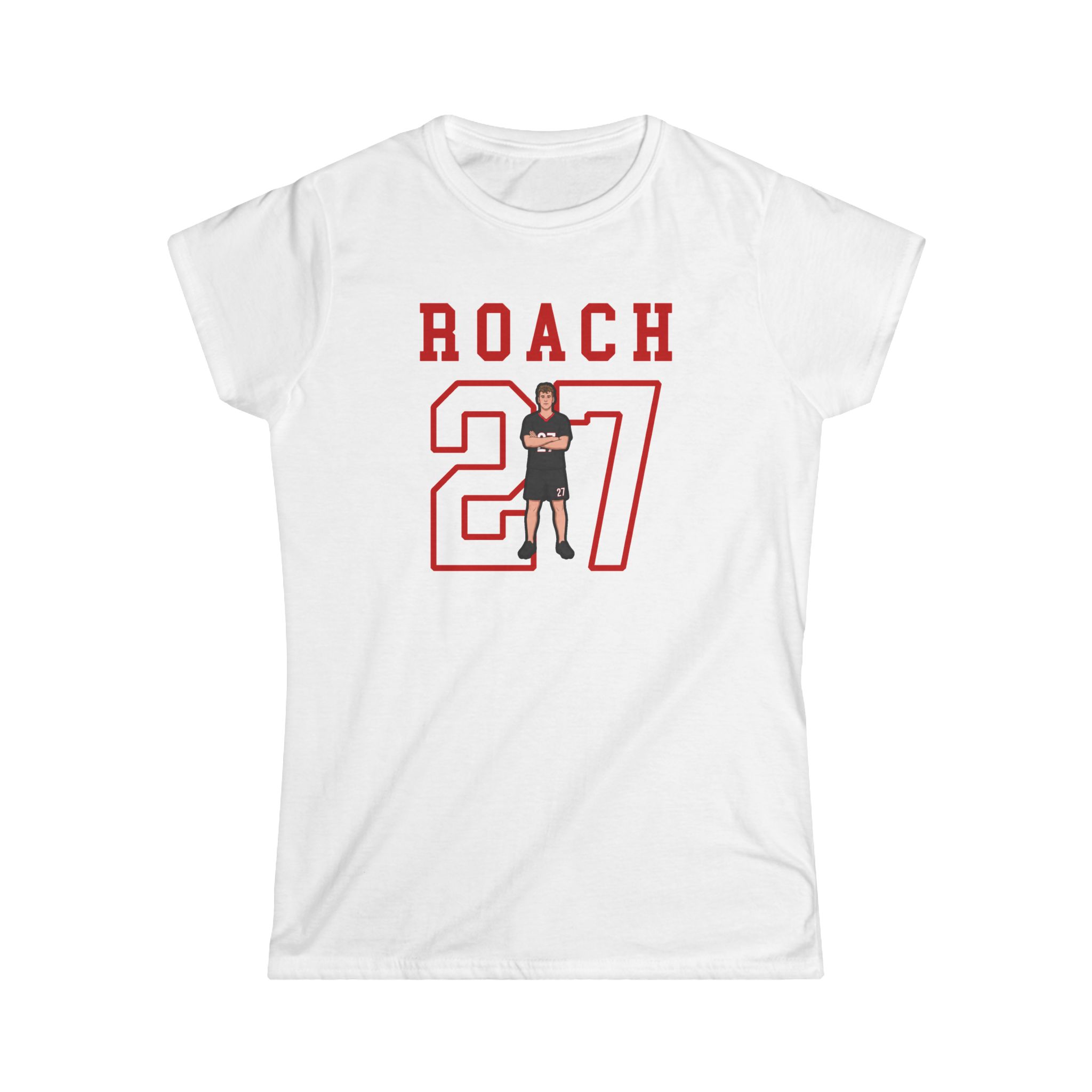 Women's Softstyle Tee — character_shirsey in White