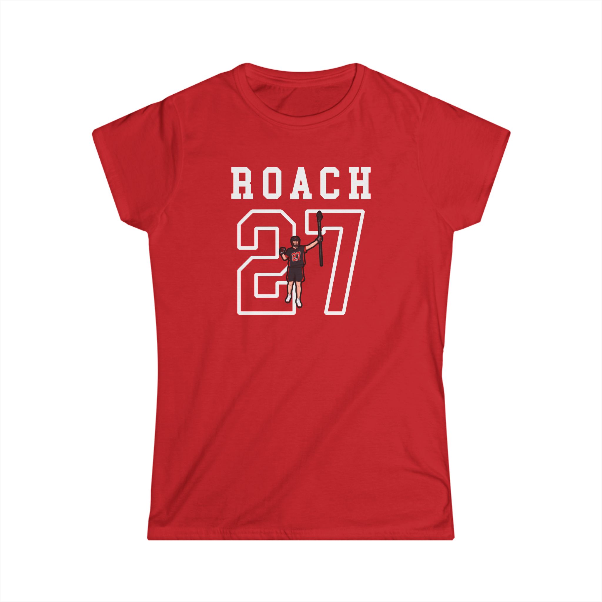 Women's Softstyle Tee — character_shirsey in Red