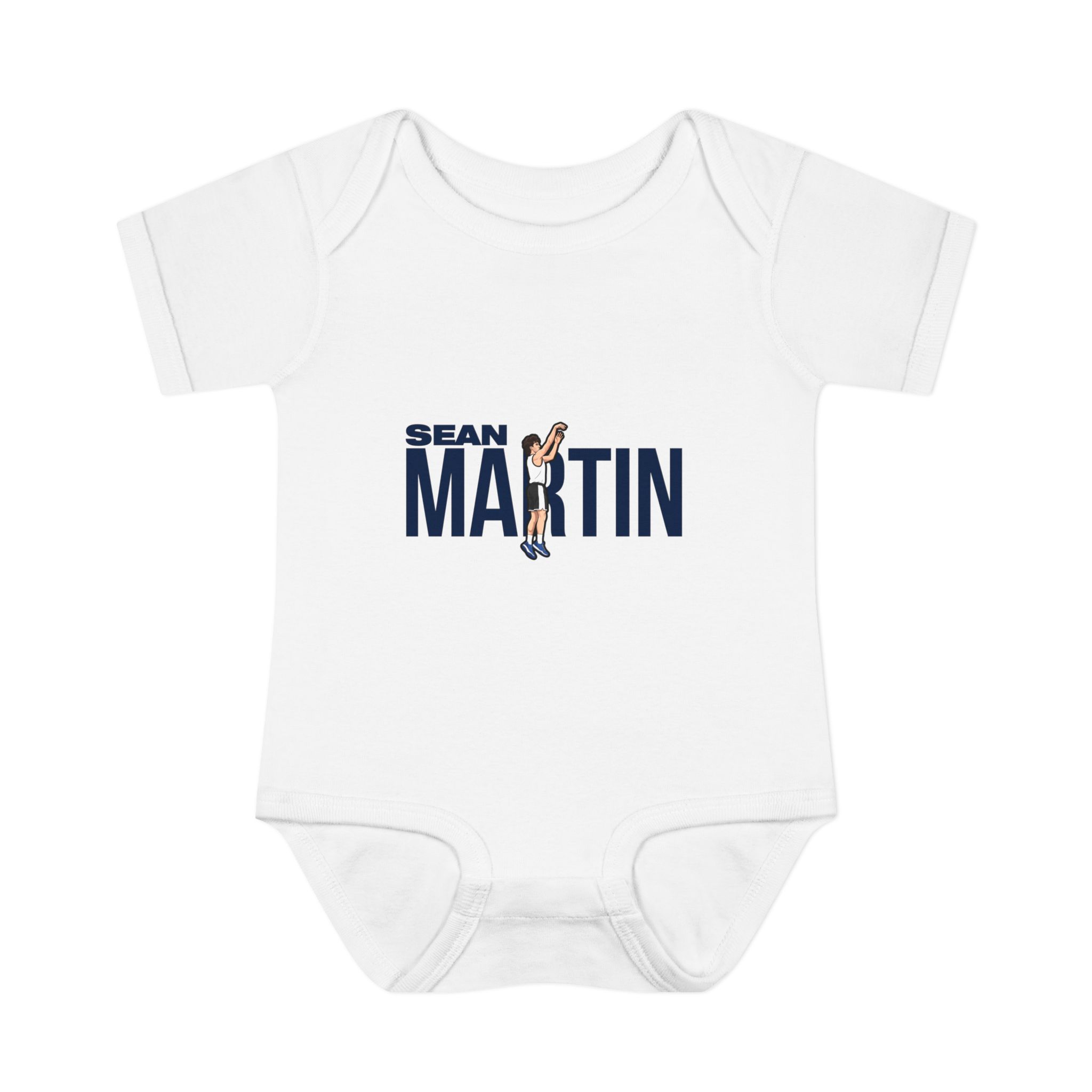 Baby Onesie — character_player_name in White