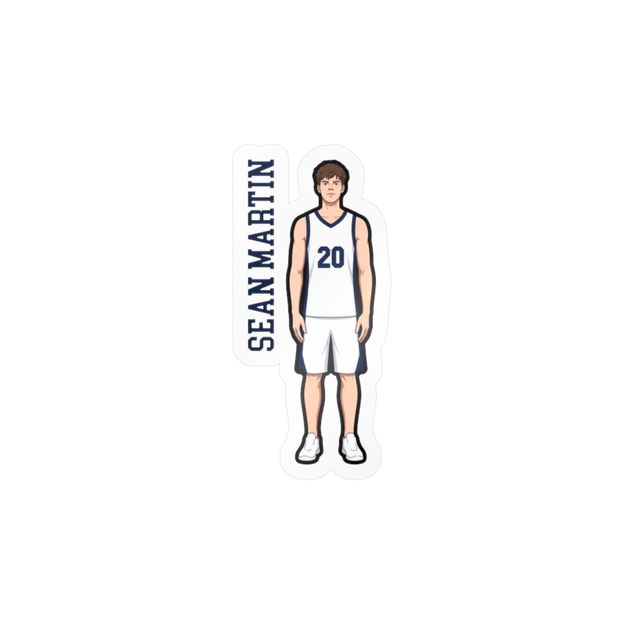 Vinyl Sticker — character_name_vertical in Classic