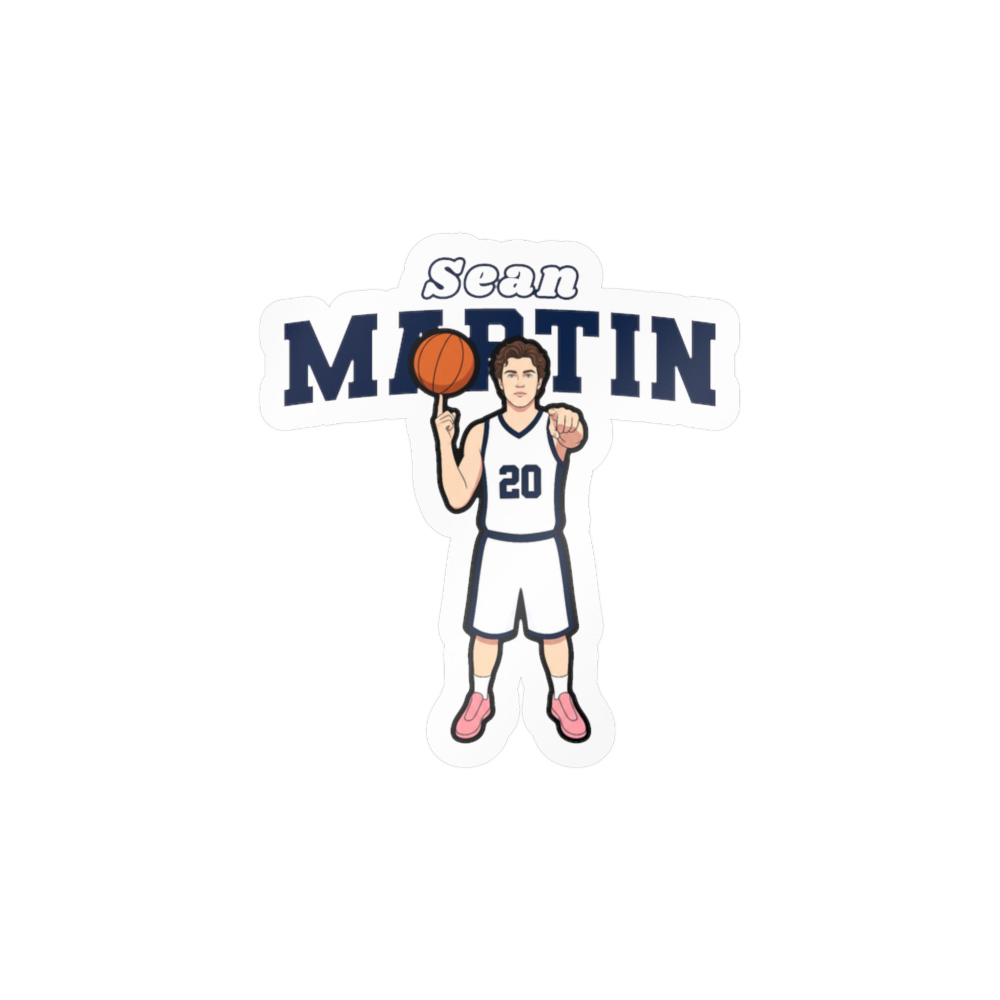 Vinyl Sticker — character_name_arch in Classic