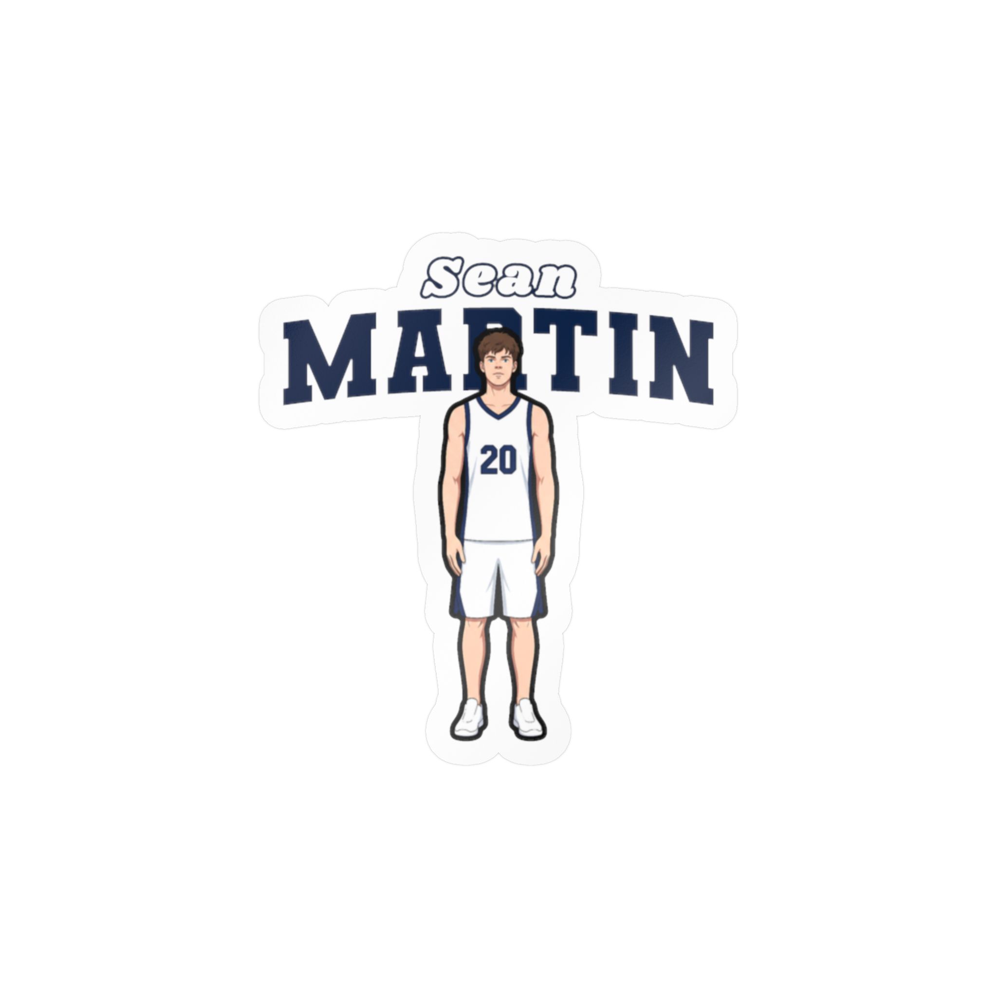 Vinyl Sticker — character_name_arch in Classic