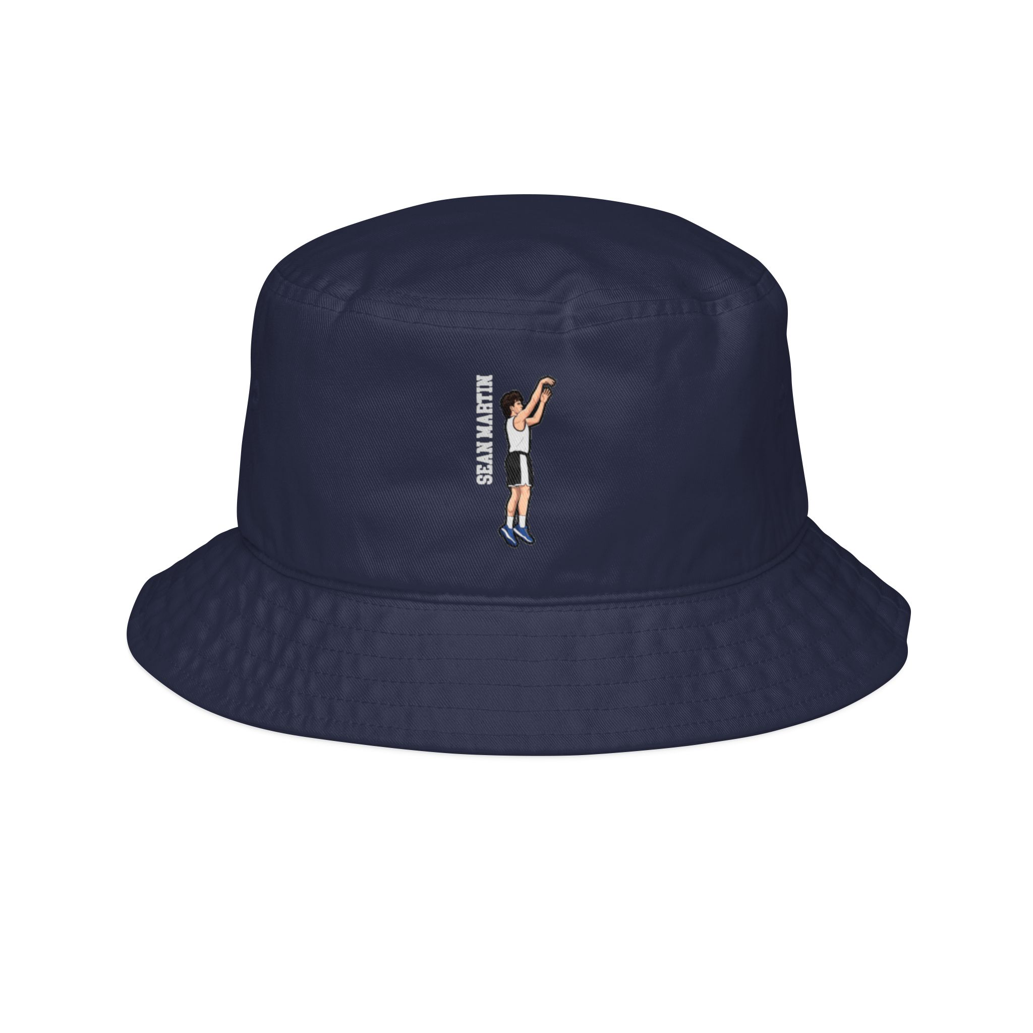 Bucket Hat — character_name_vertical in Navy
