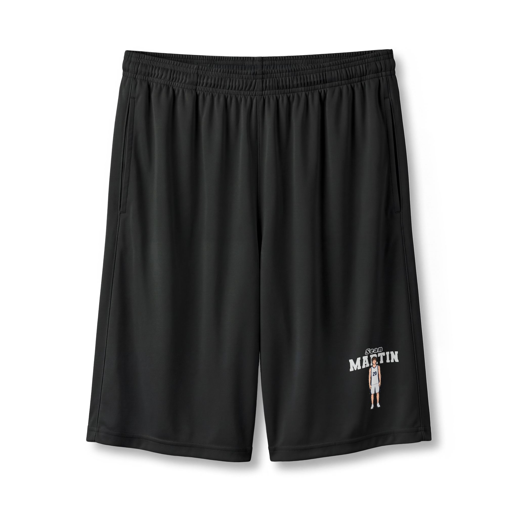 Shorts — character_name_arch in Black