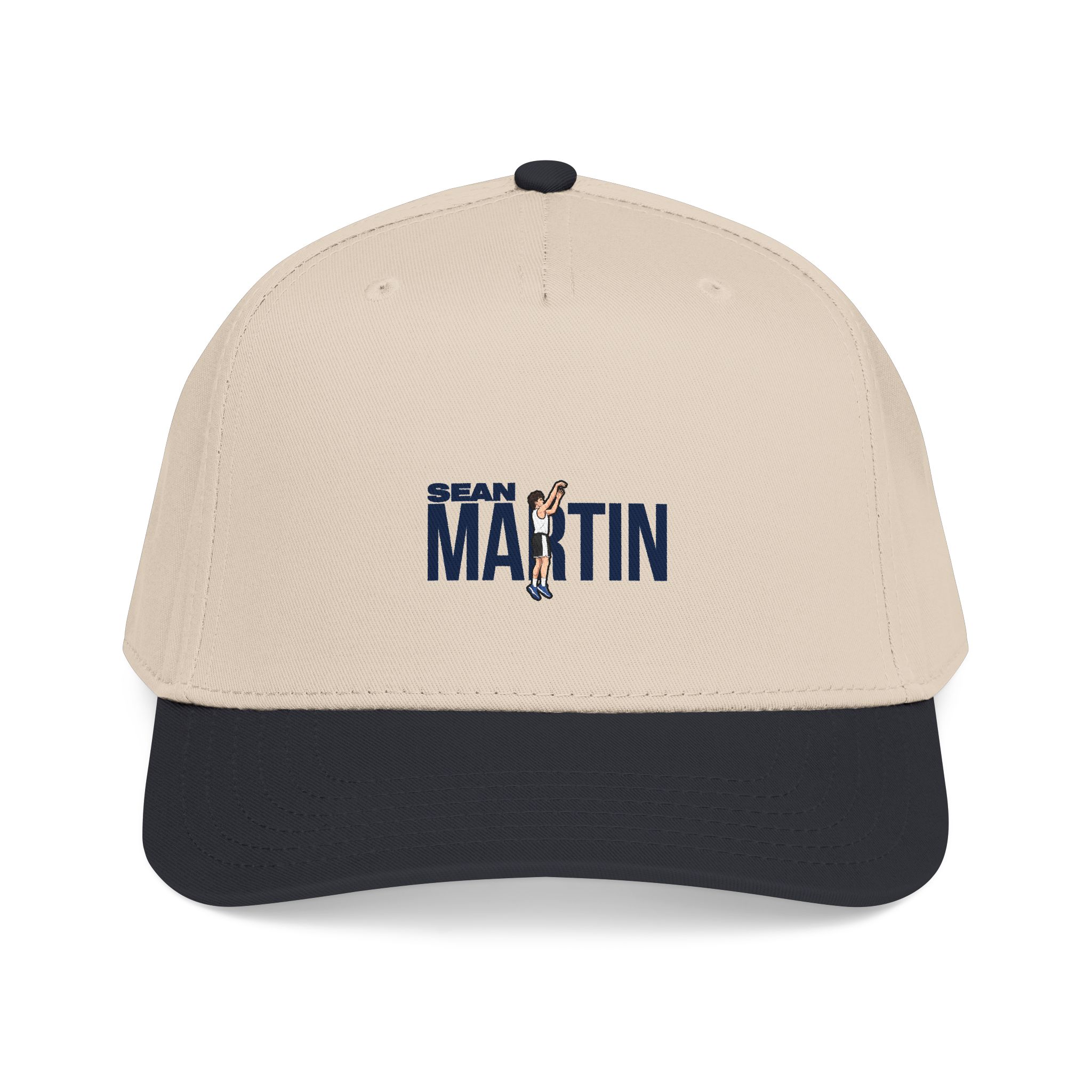 Baseball Cap — character_player_name in Black / Natural