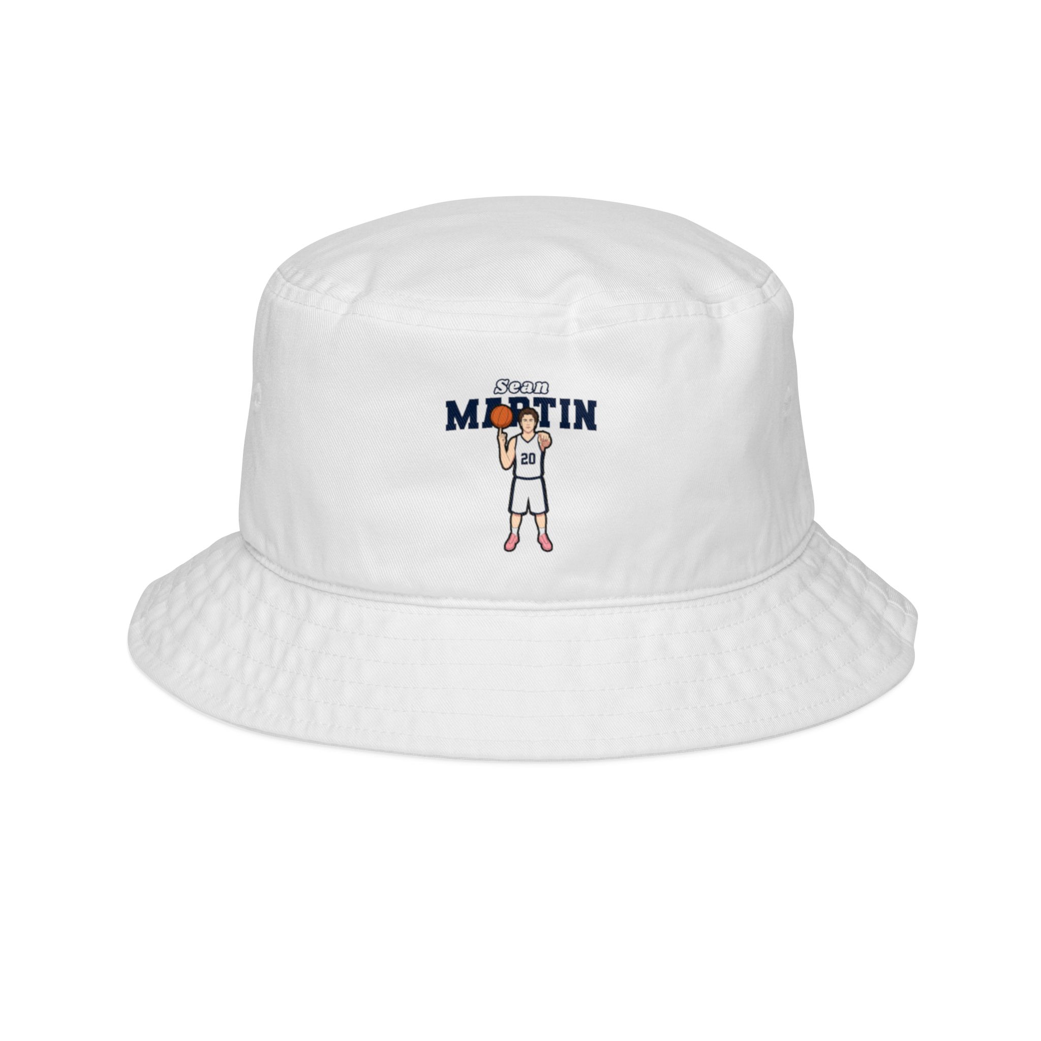 Bucket Hat — character_name_arch in White