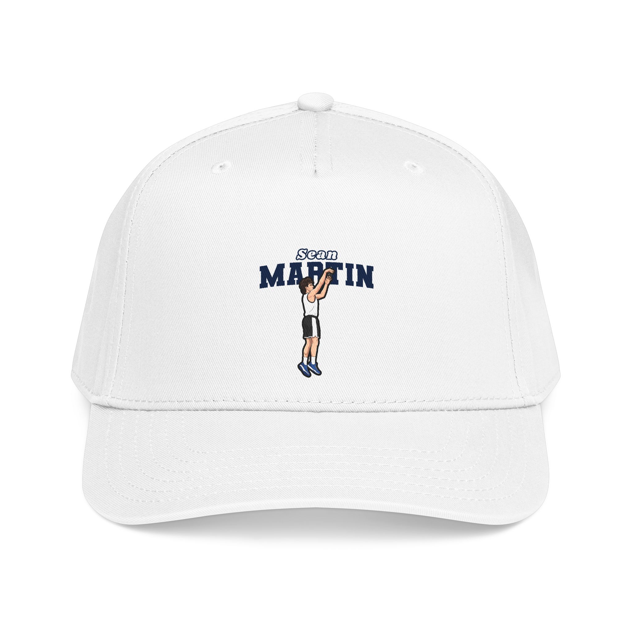 Baseball Cap — character_name_arch in White