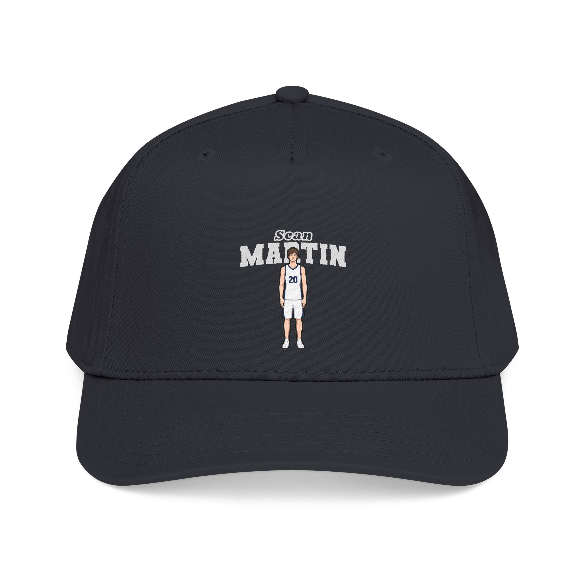 Baseball Cap — character_name_arch in Black