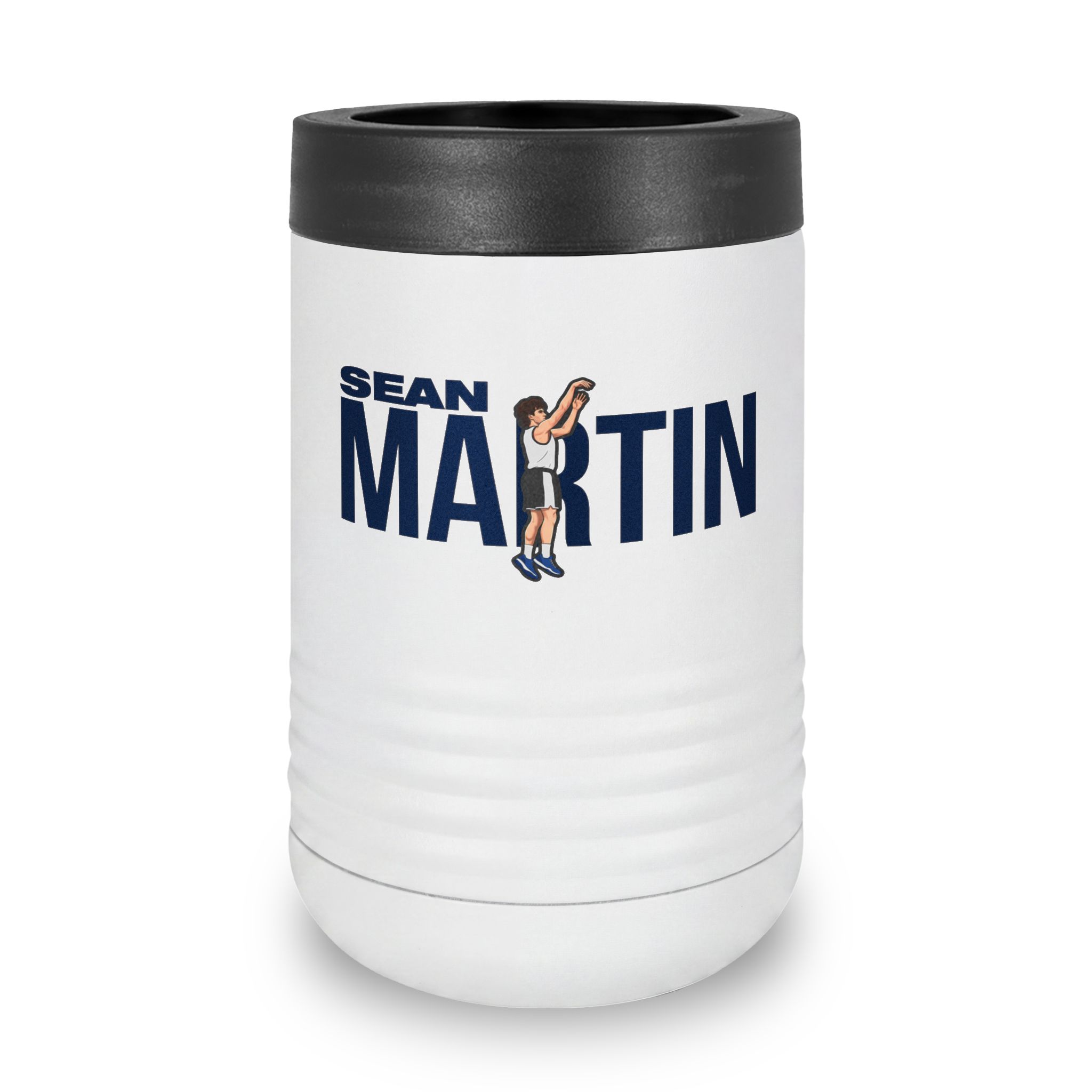 Stainless Can Cooler — character_player_name in White