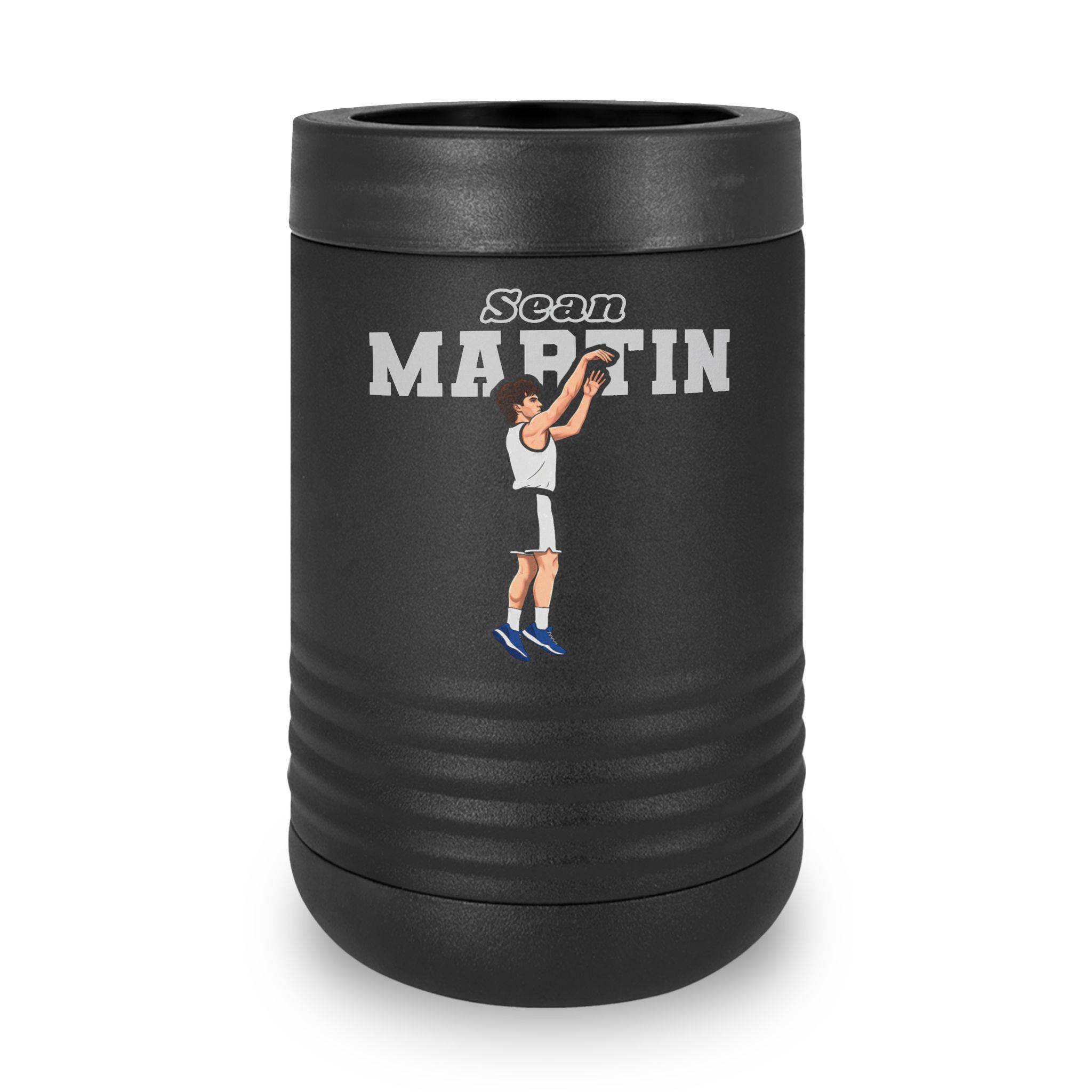 Stainless Can Cooler — character_name_arch in Black