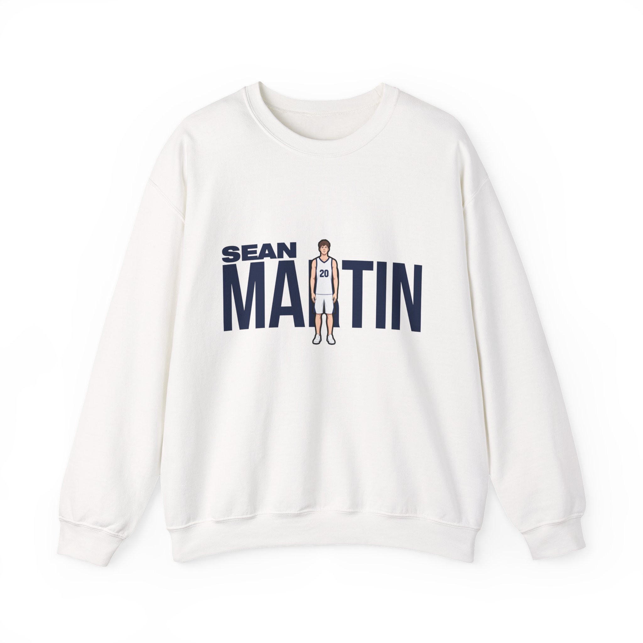 Crewneck Sweatshirt — character_player_name in White