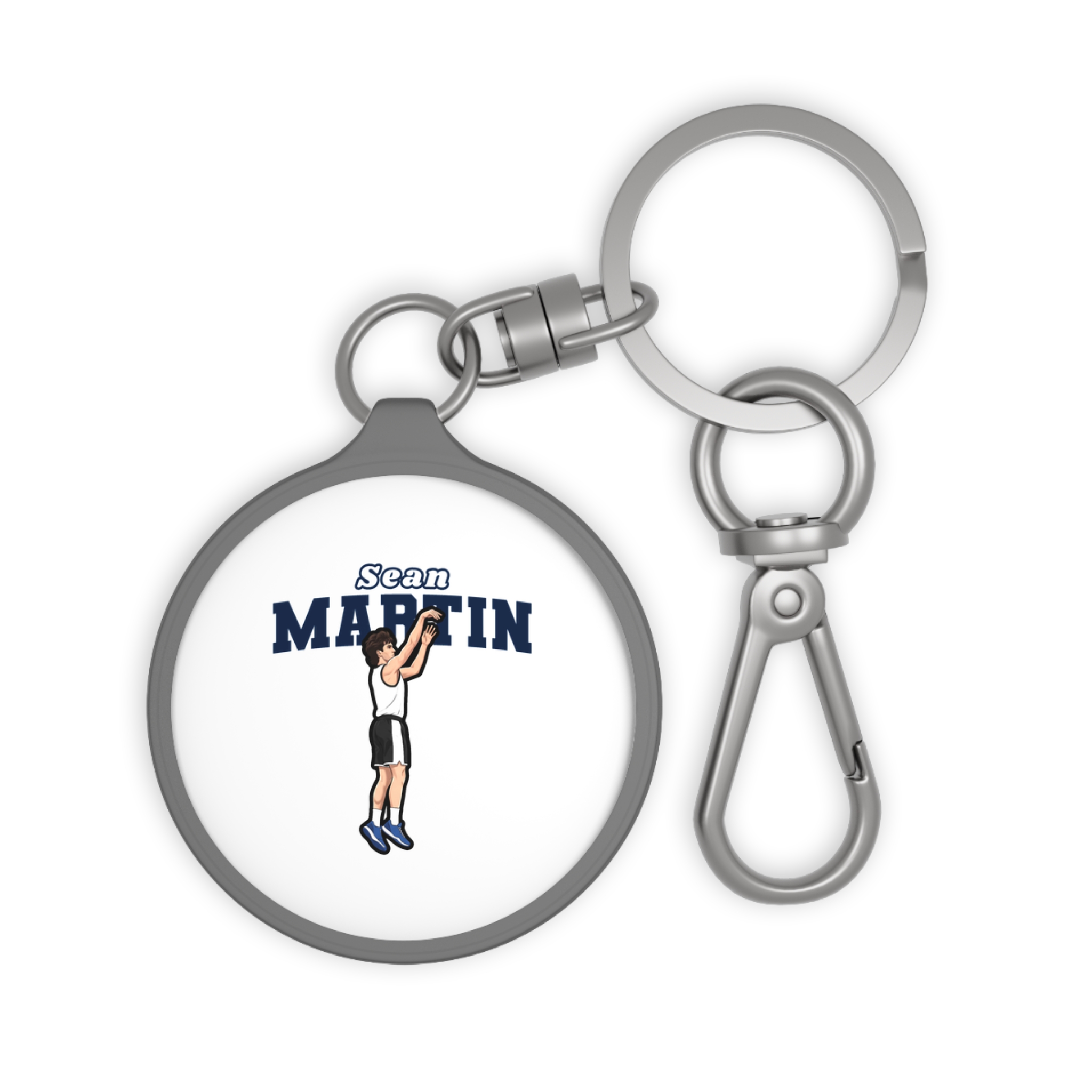 Keychain — character_name_arch in Grey