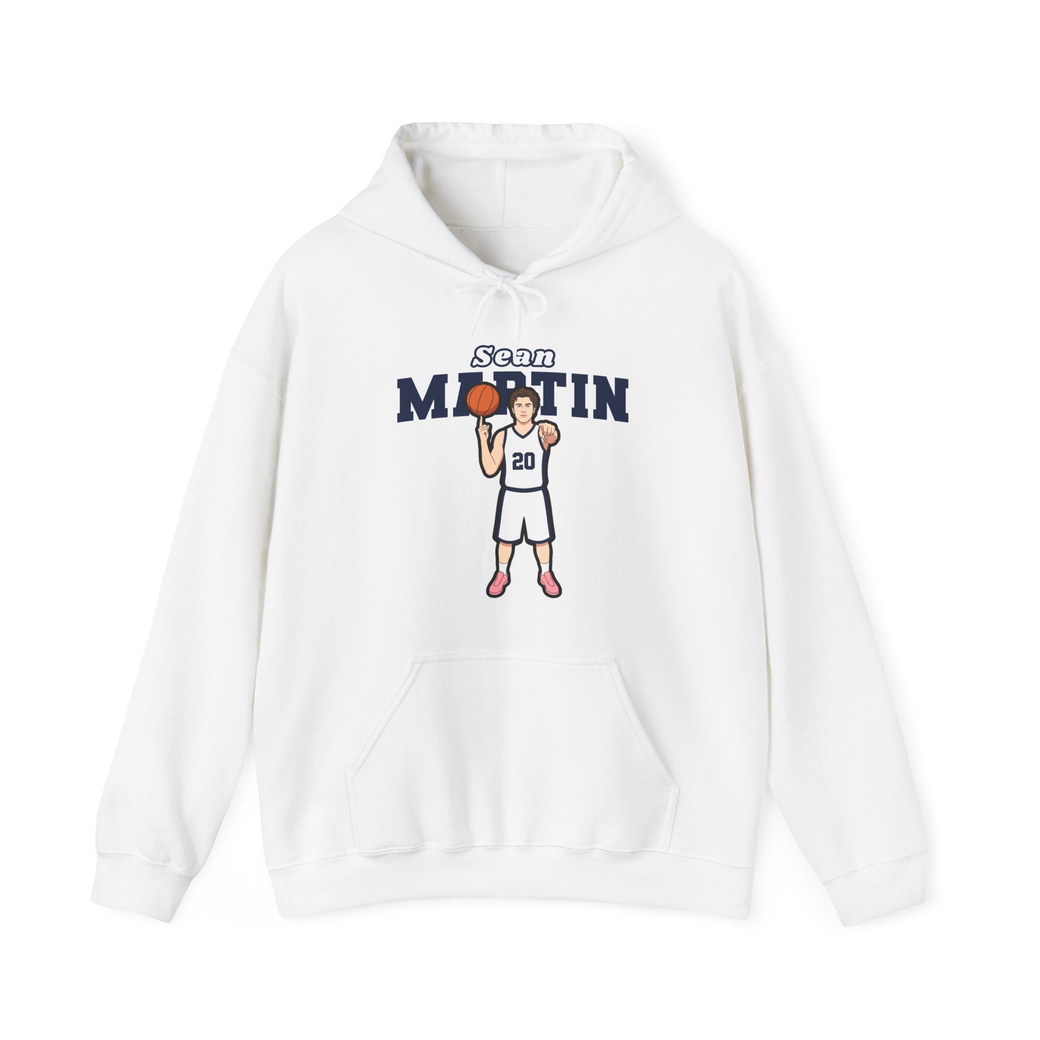 Hoodie — character_name_arch in White
