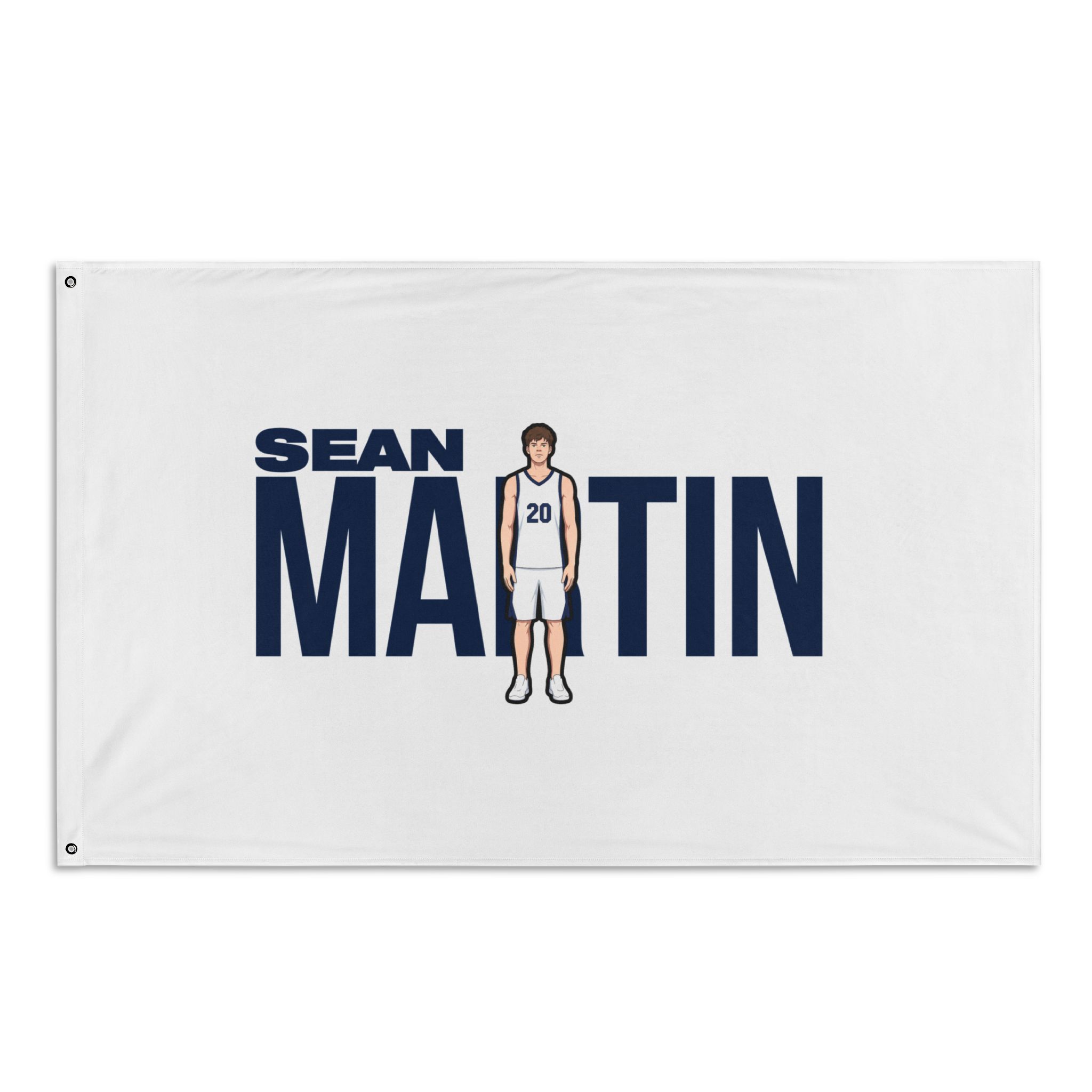 Flag (35 × 56 in) — character_player_name in Classic