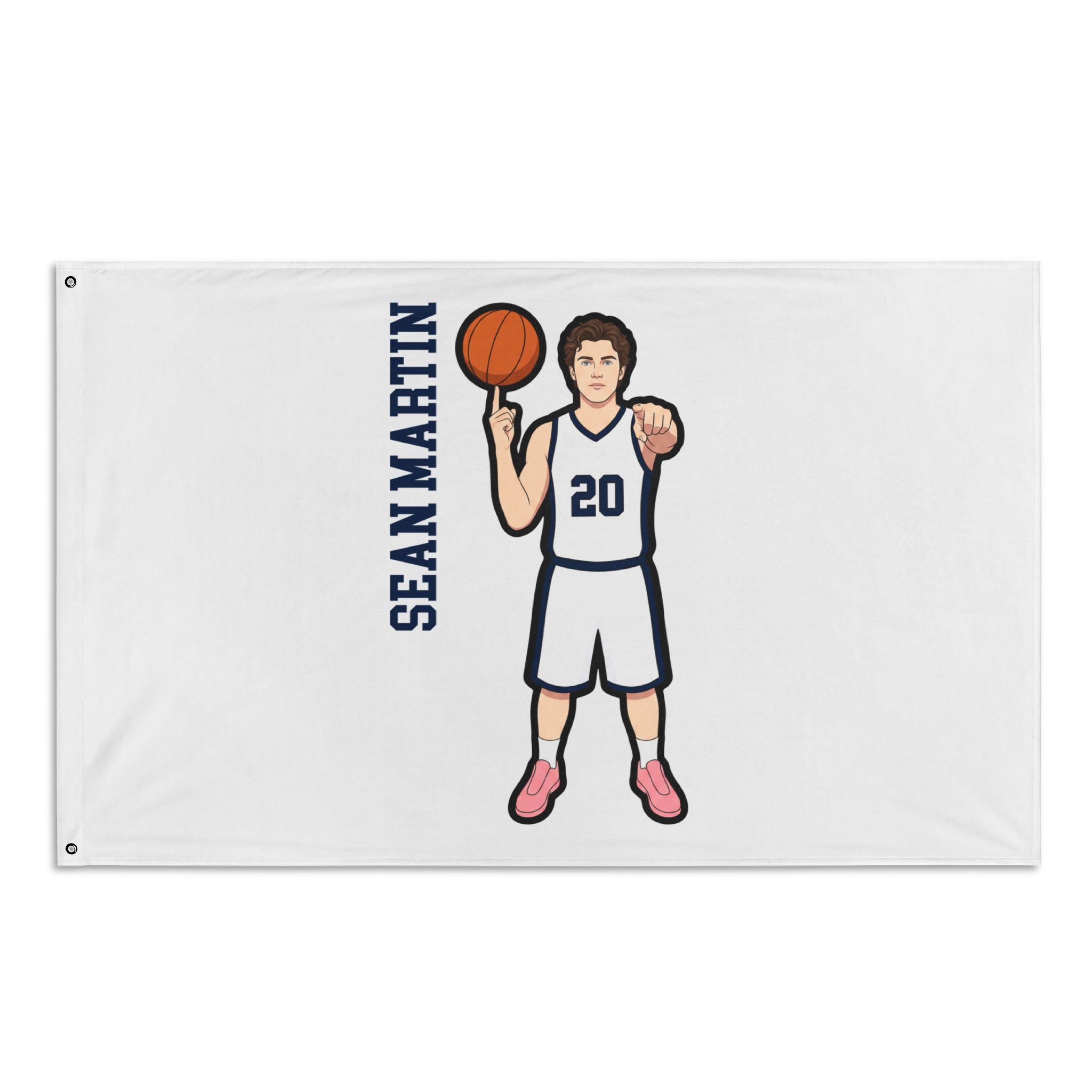 Flag (35 × 56 in) — character_name_vertical in Classic