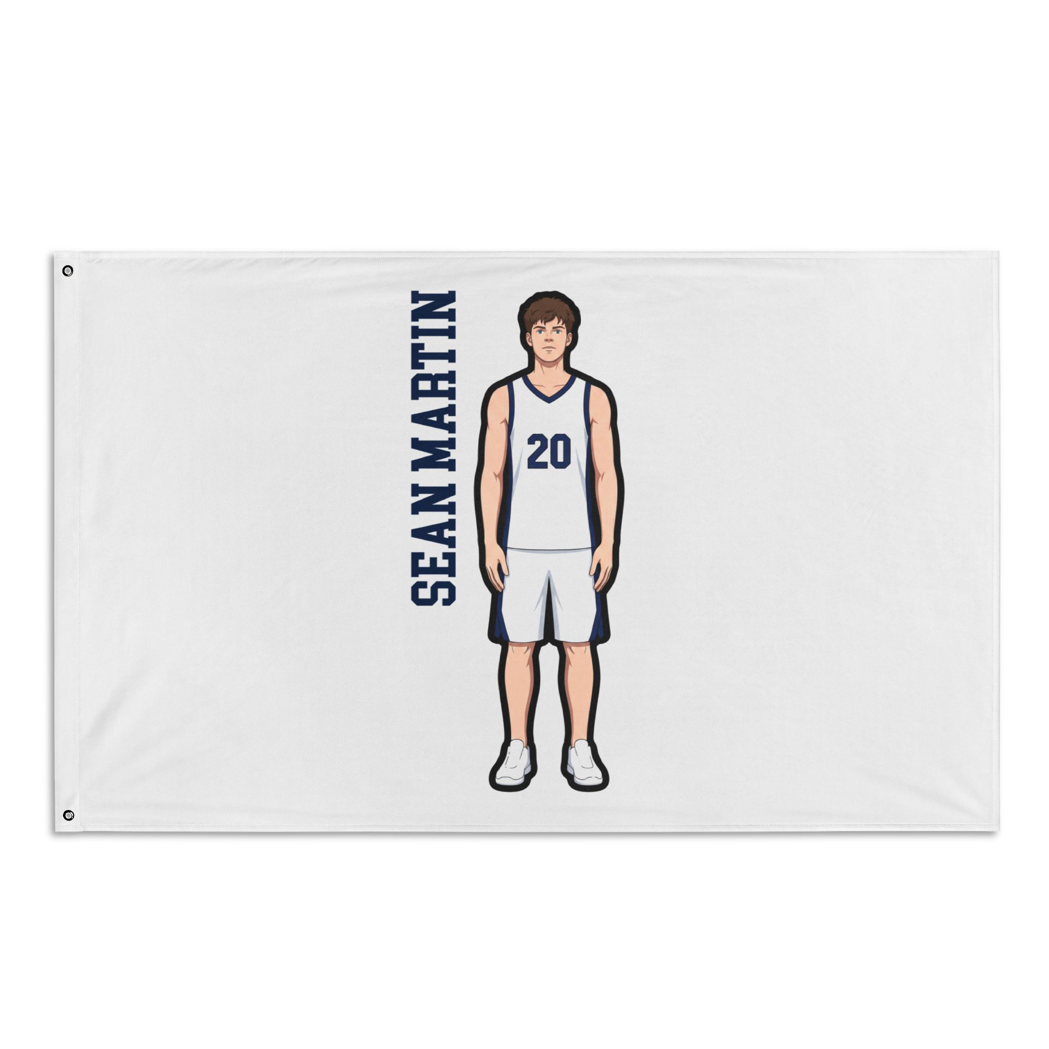 Flag (35 × 56 in) — character_name_vertical in Classic