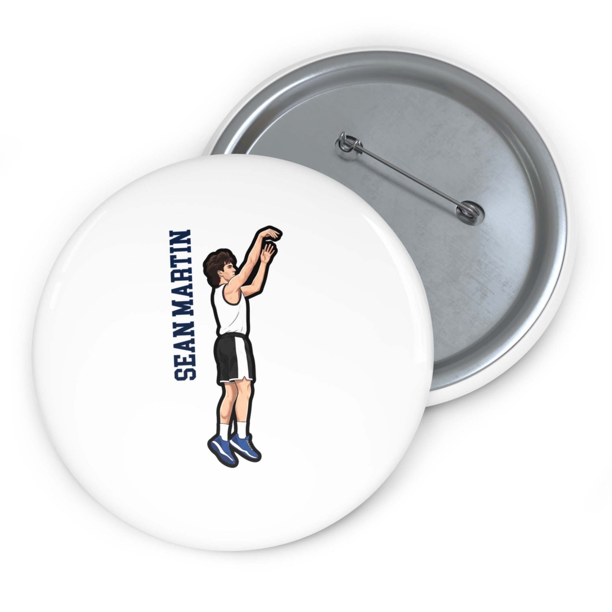 Game Day Pin — character_name_vertical in Classic
