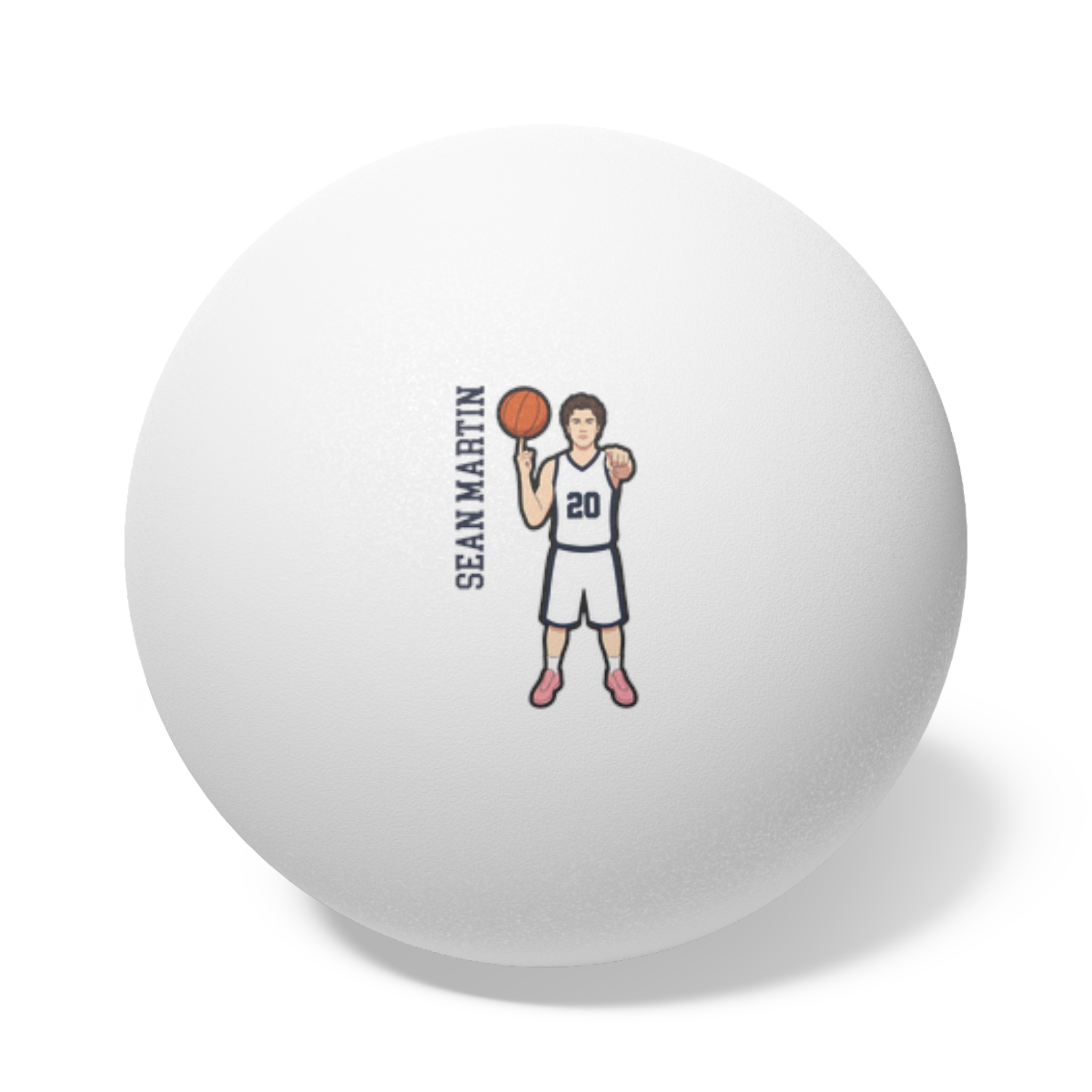 Ping Pong Balls, 6 pcs — character_name_vertical in White