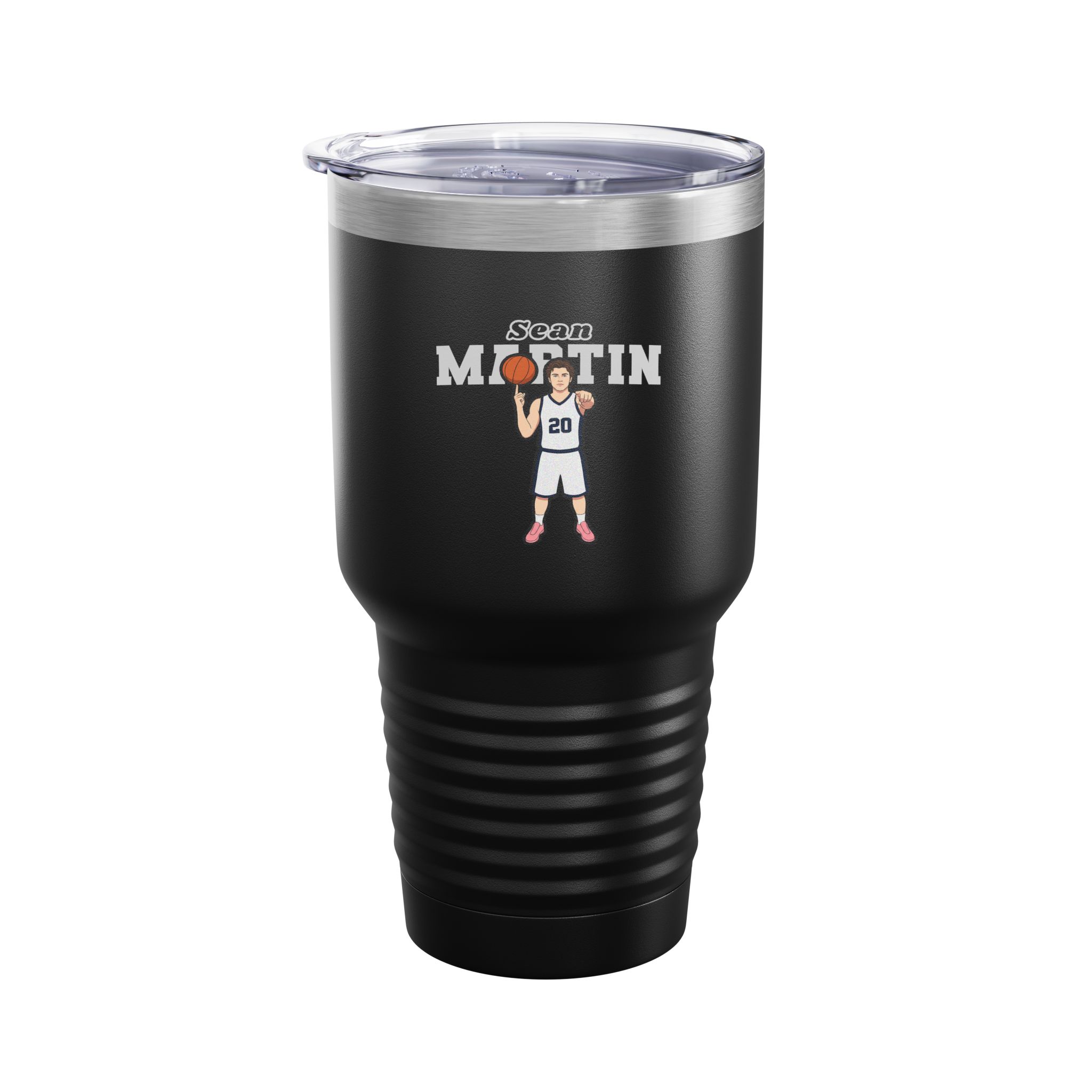 30oz Tumbler — character_name_arch in Black