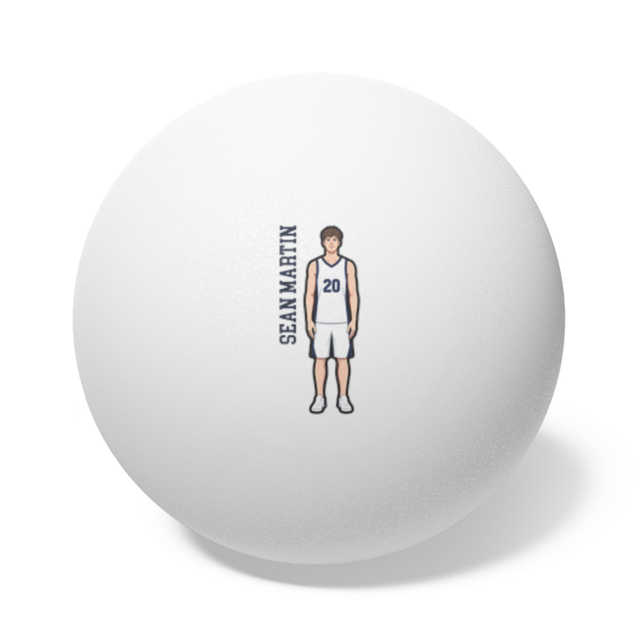 Ping Pong Balls, 6 pcs — character_name_vertical in White