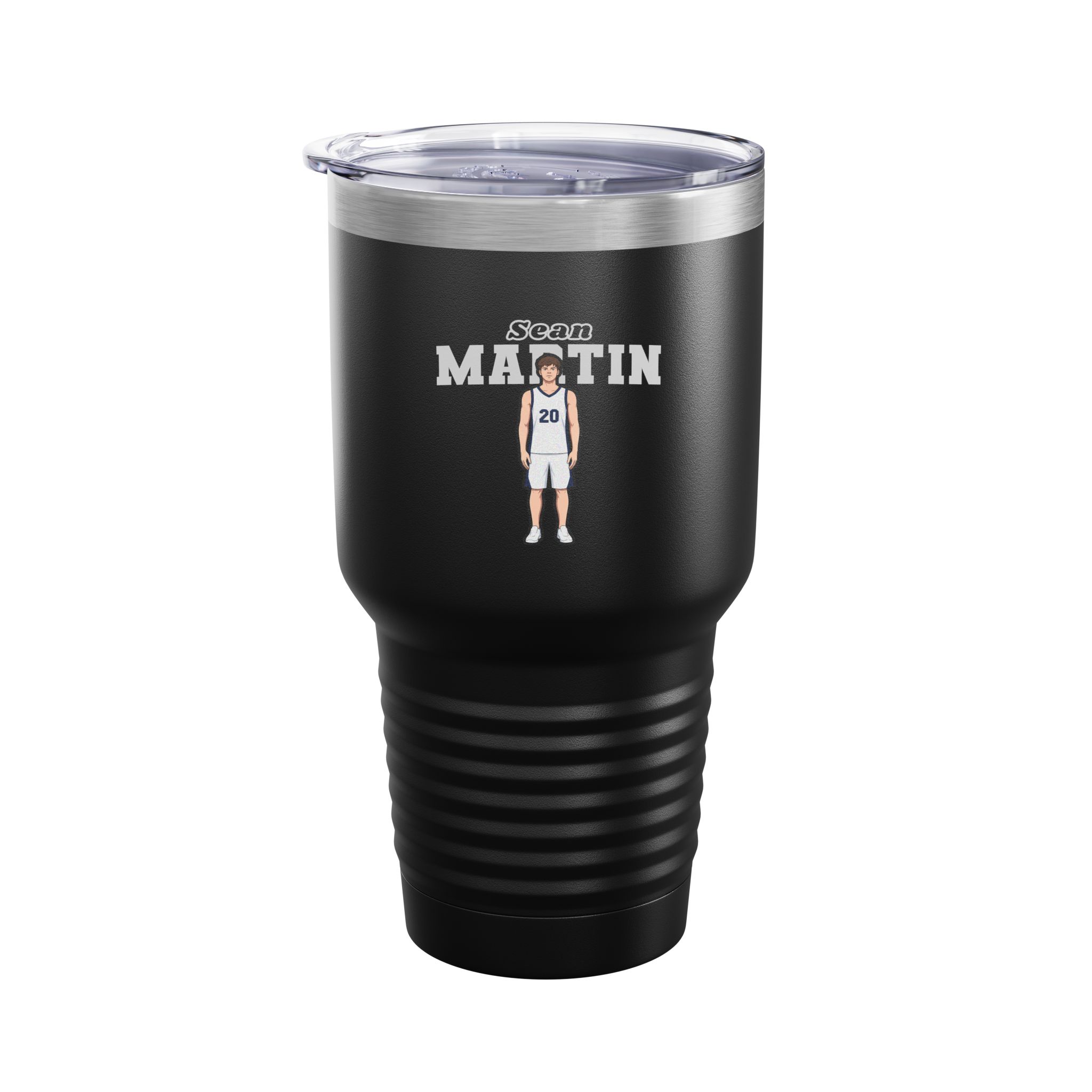 30oz Tumbler — character_name_arch in Black