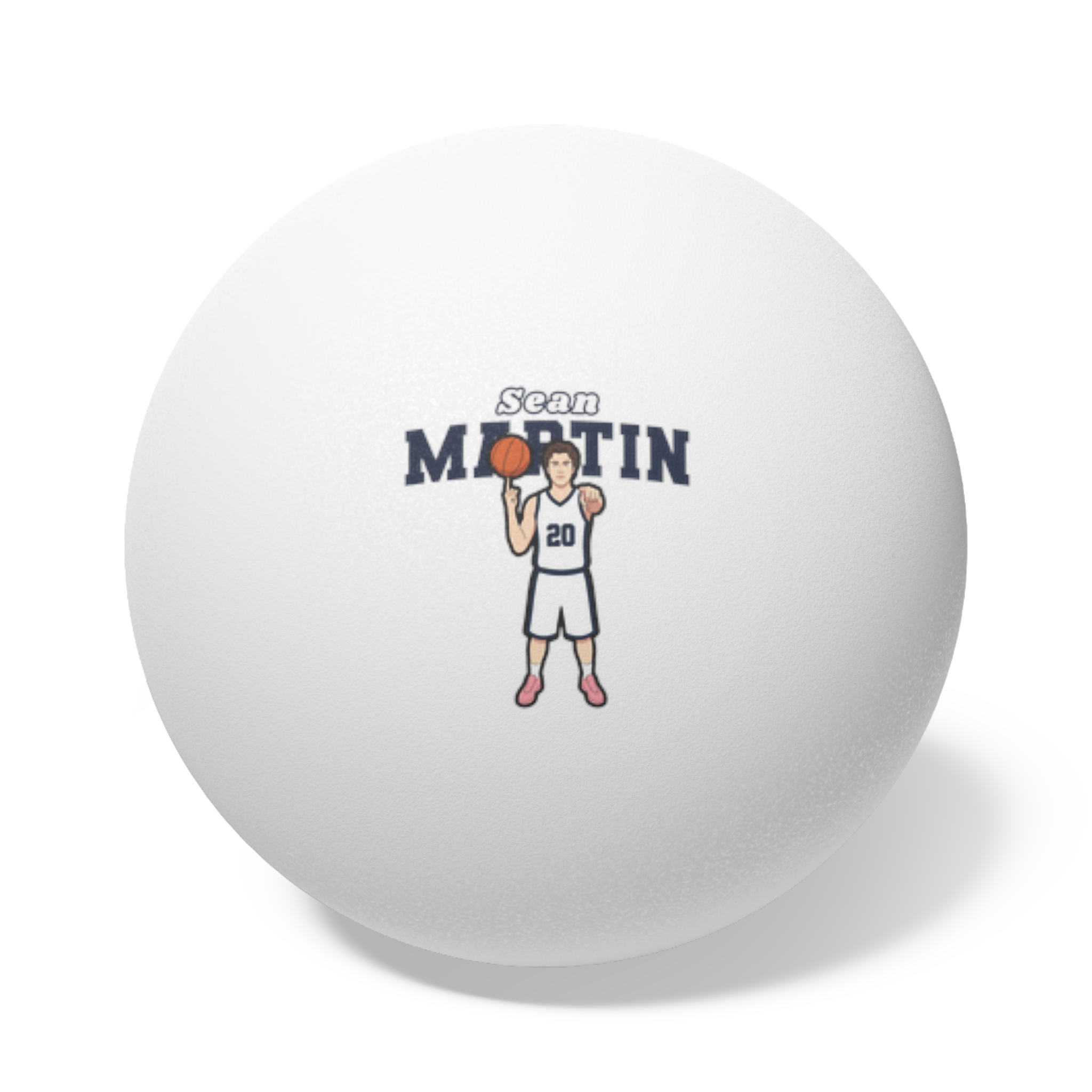 Ping Pong Balls, 6 pcs — character_name_arch in White