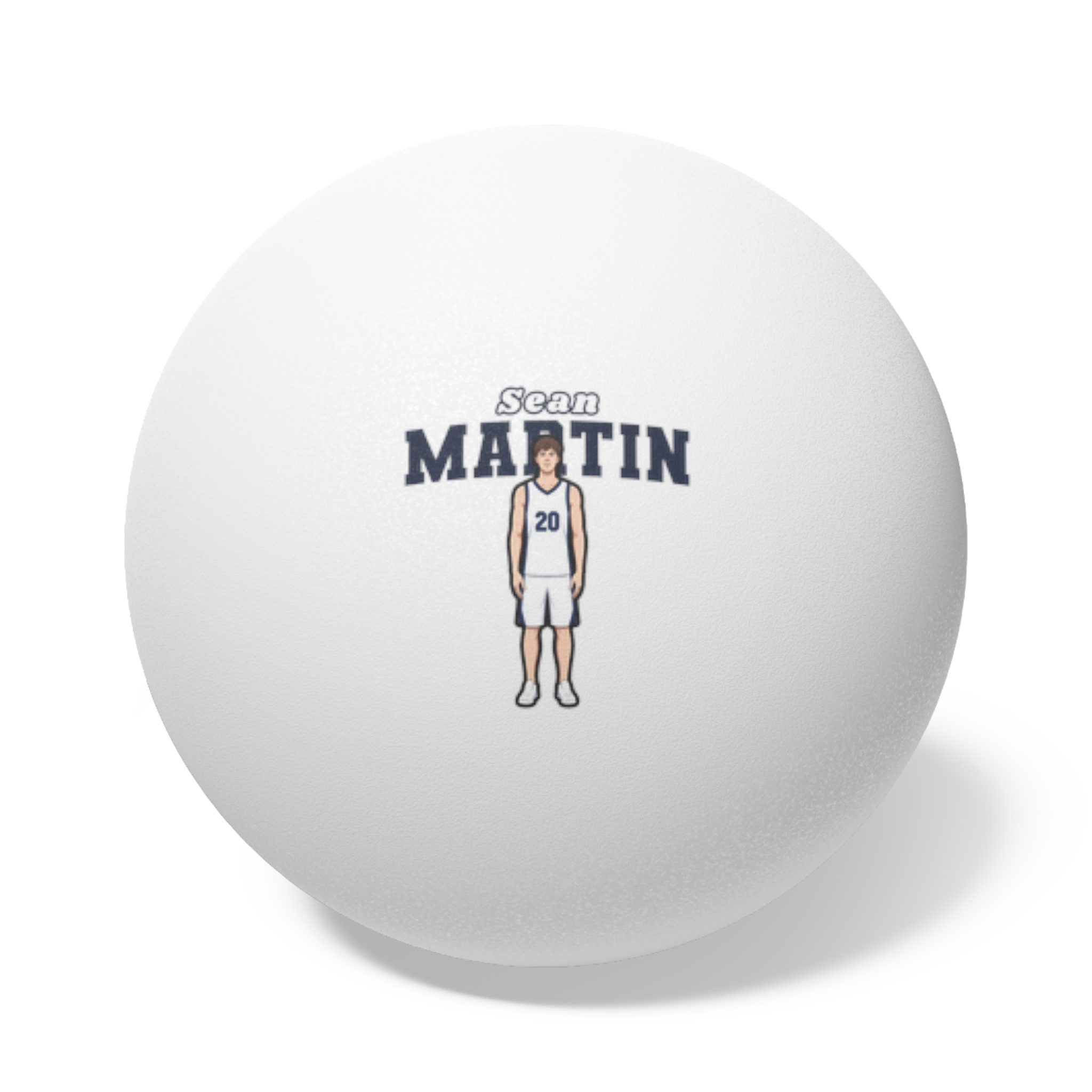 Ping Pong Balls, 6 pcs — character_name_arch in White