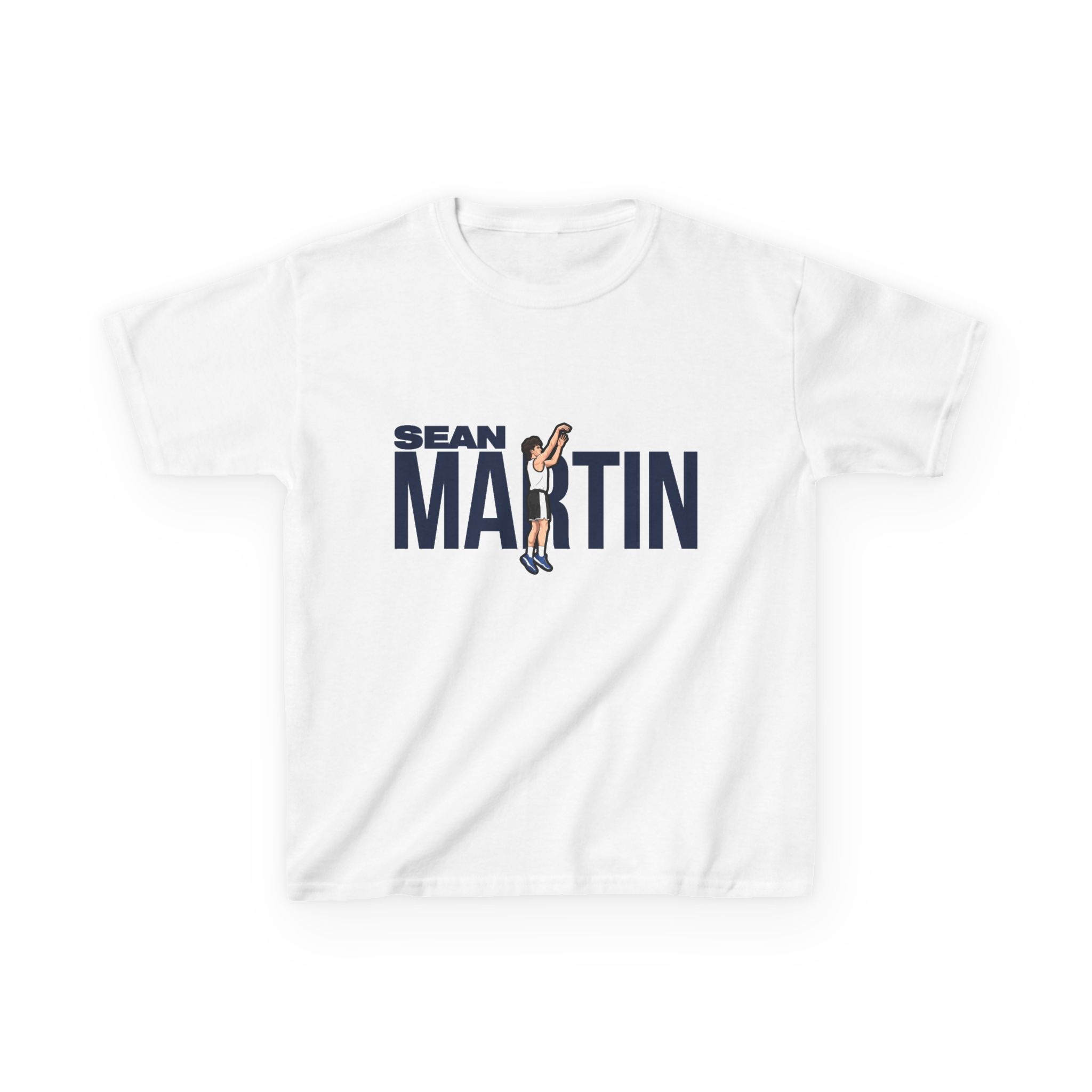 Youth Tee — character_player_name in White