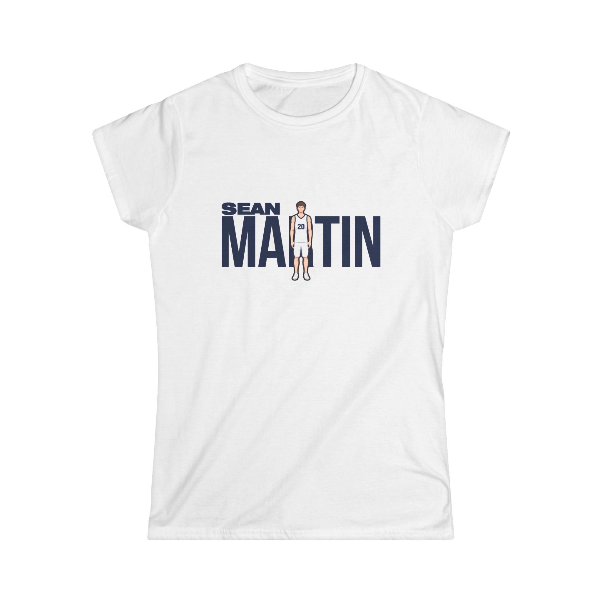Women's Softstyle Tee — character_player_name in White