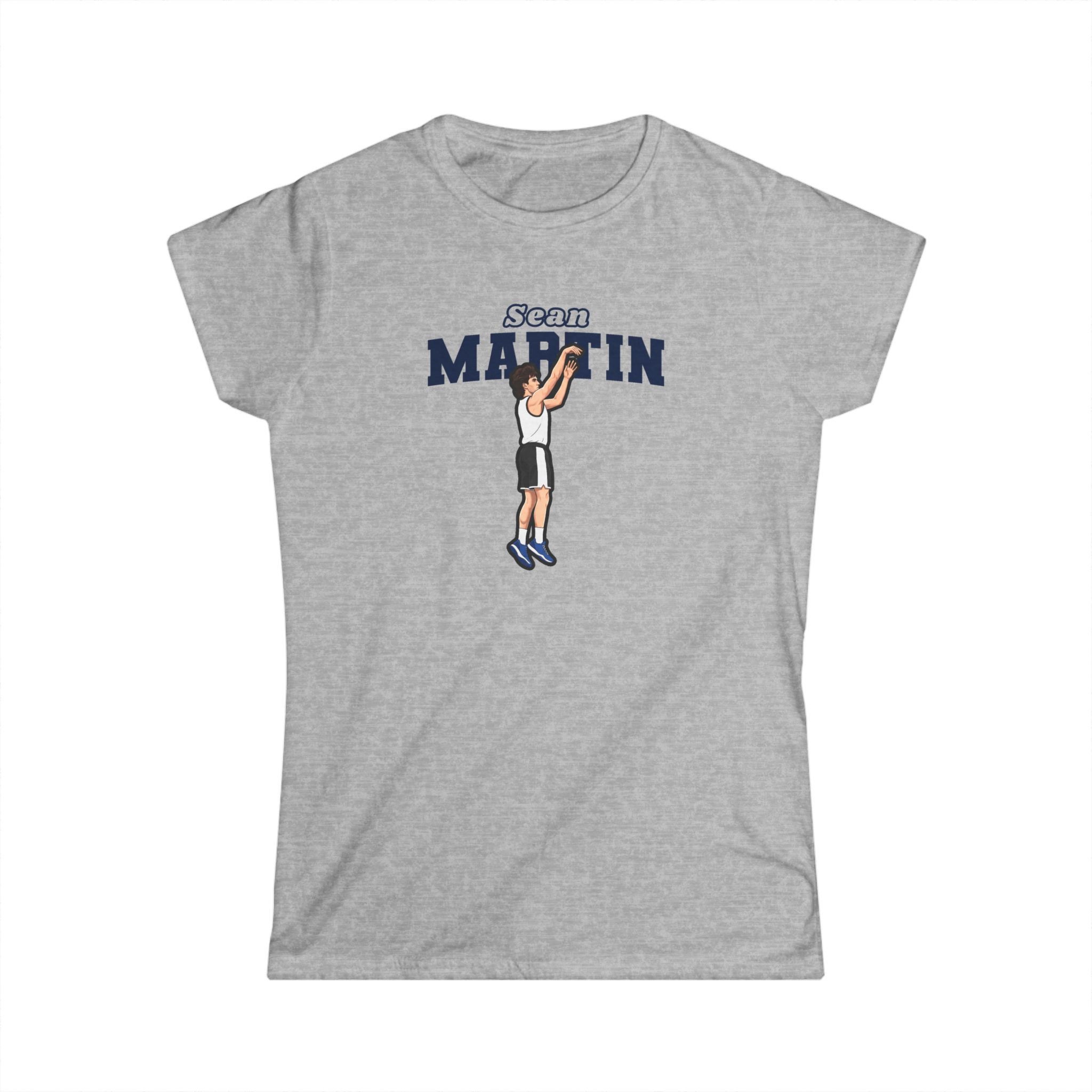 Women's Softstyle Tee — character_name_arch in Grey