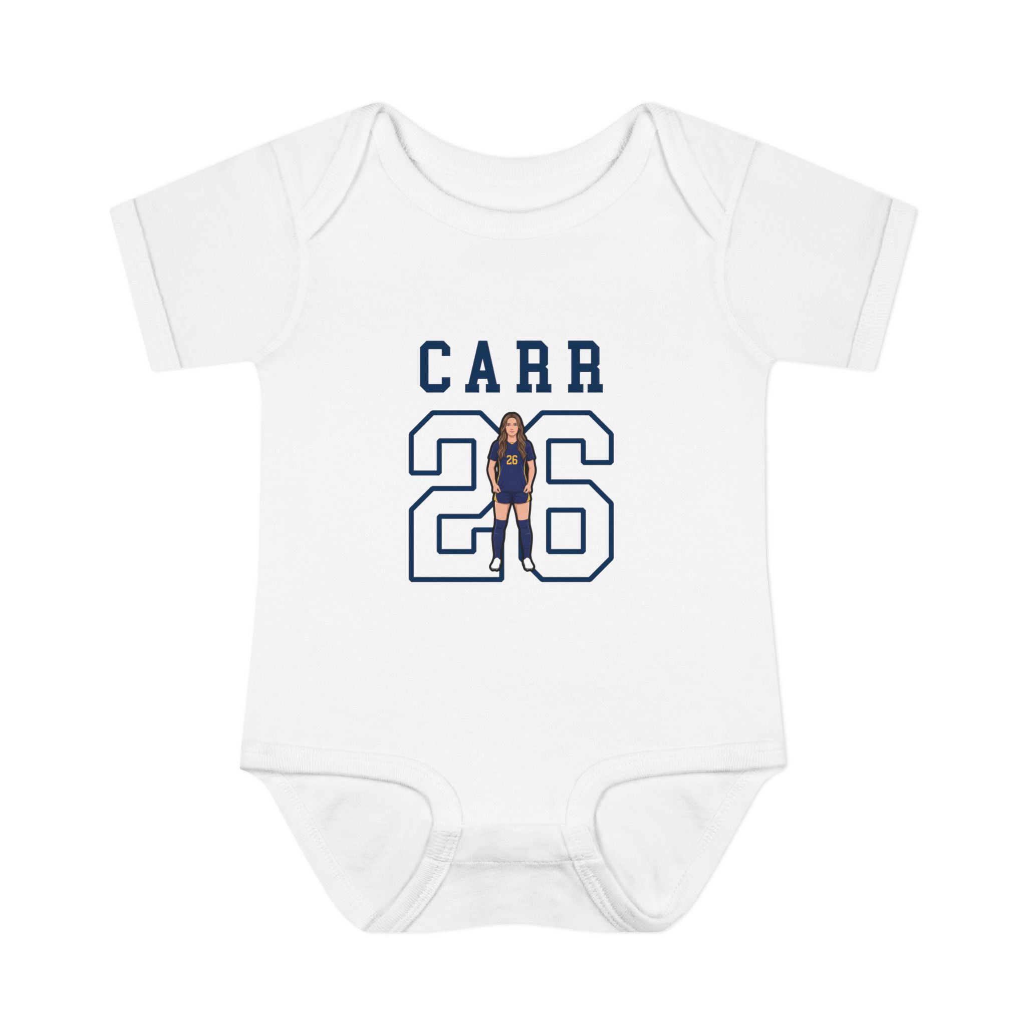 Baby Onesie — character_shirsey in White