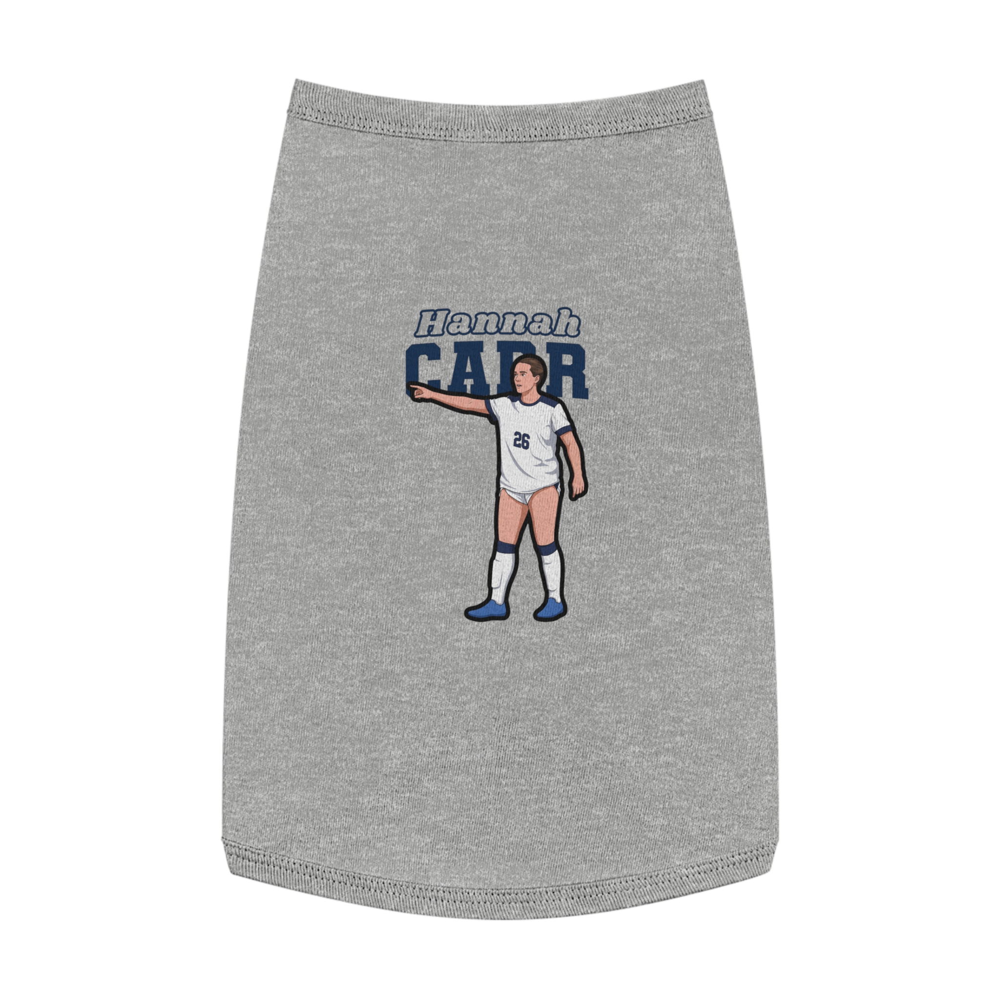 Pet Tank Top — character_name_arch in White