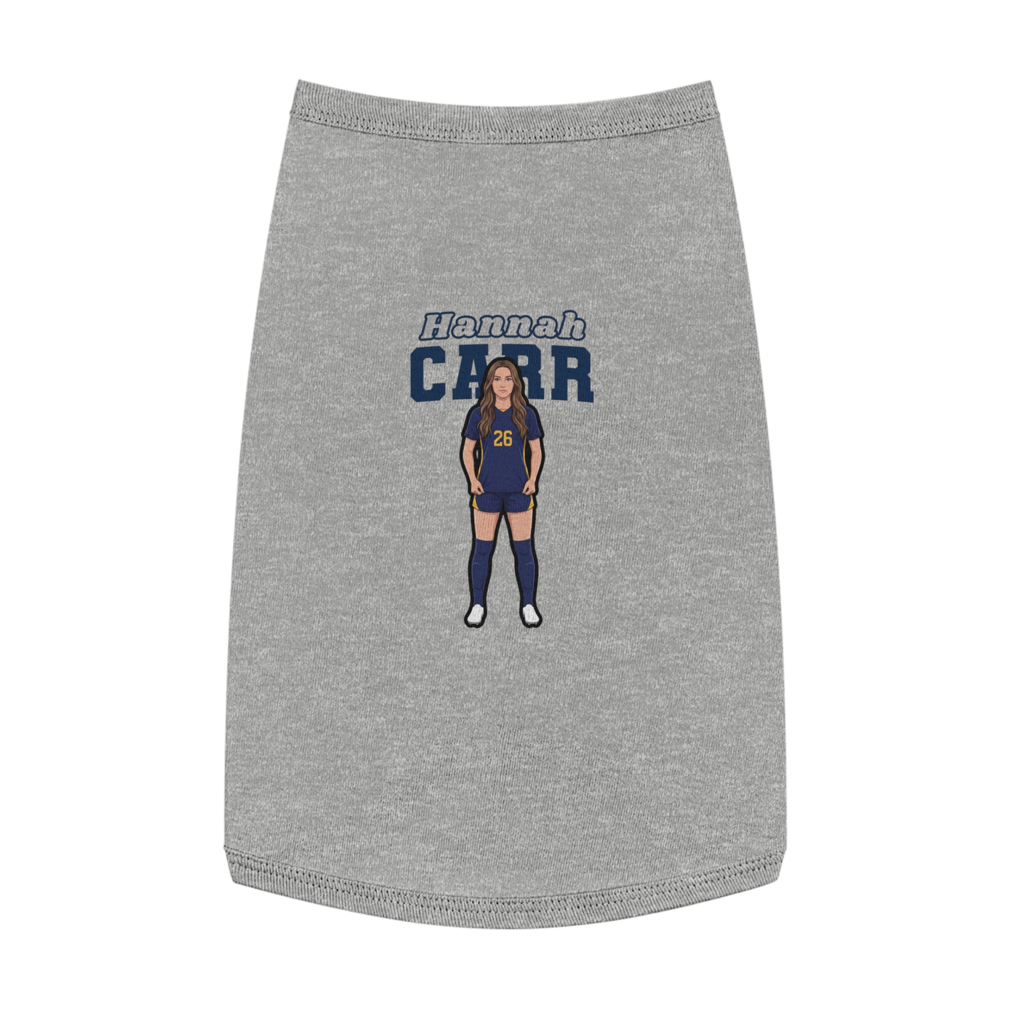 Pet Tank Top — character_name_arch in White