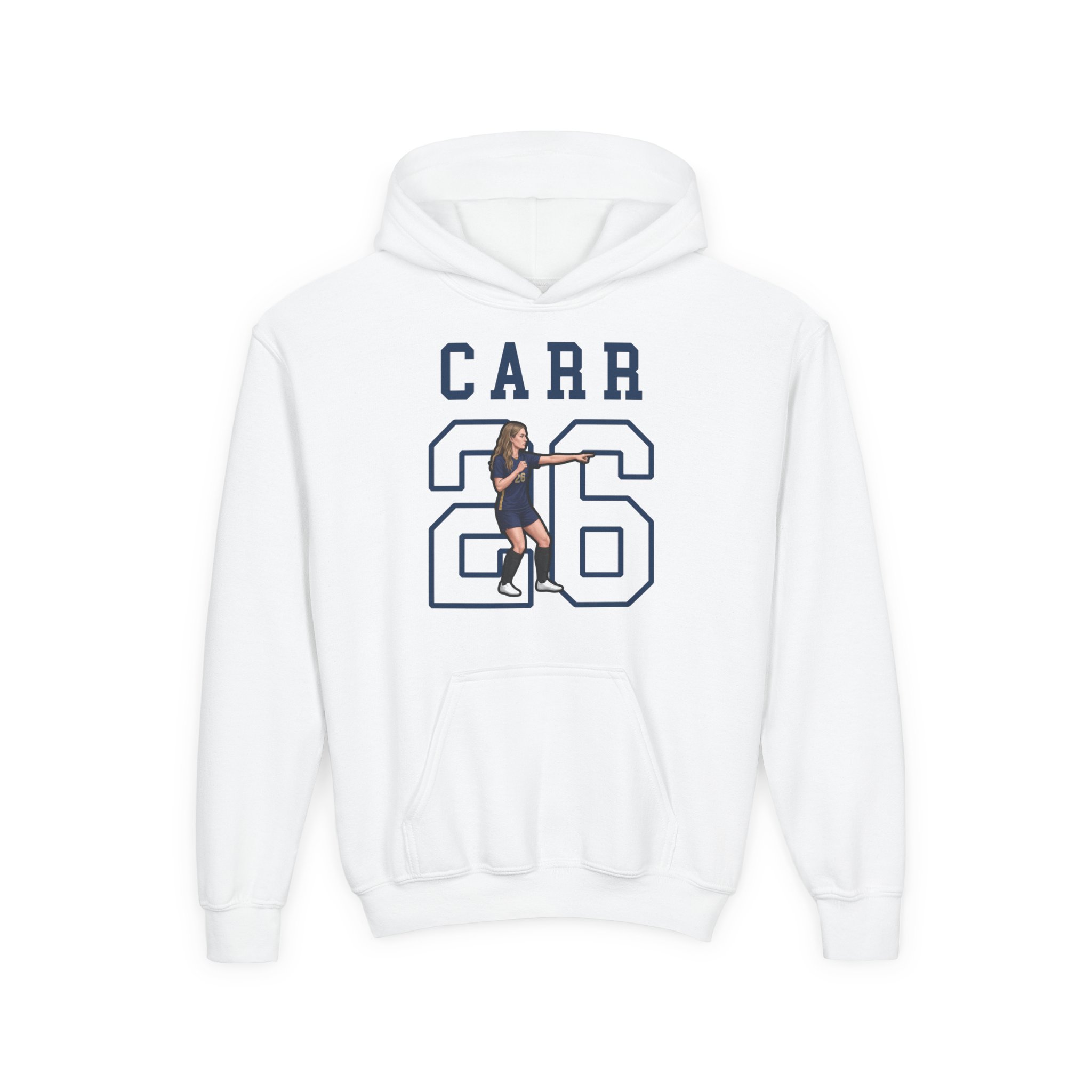Youth Hoodie — character_shirsey in White