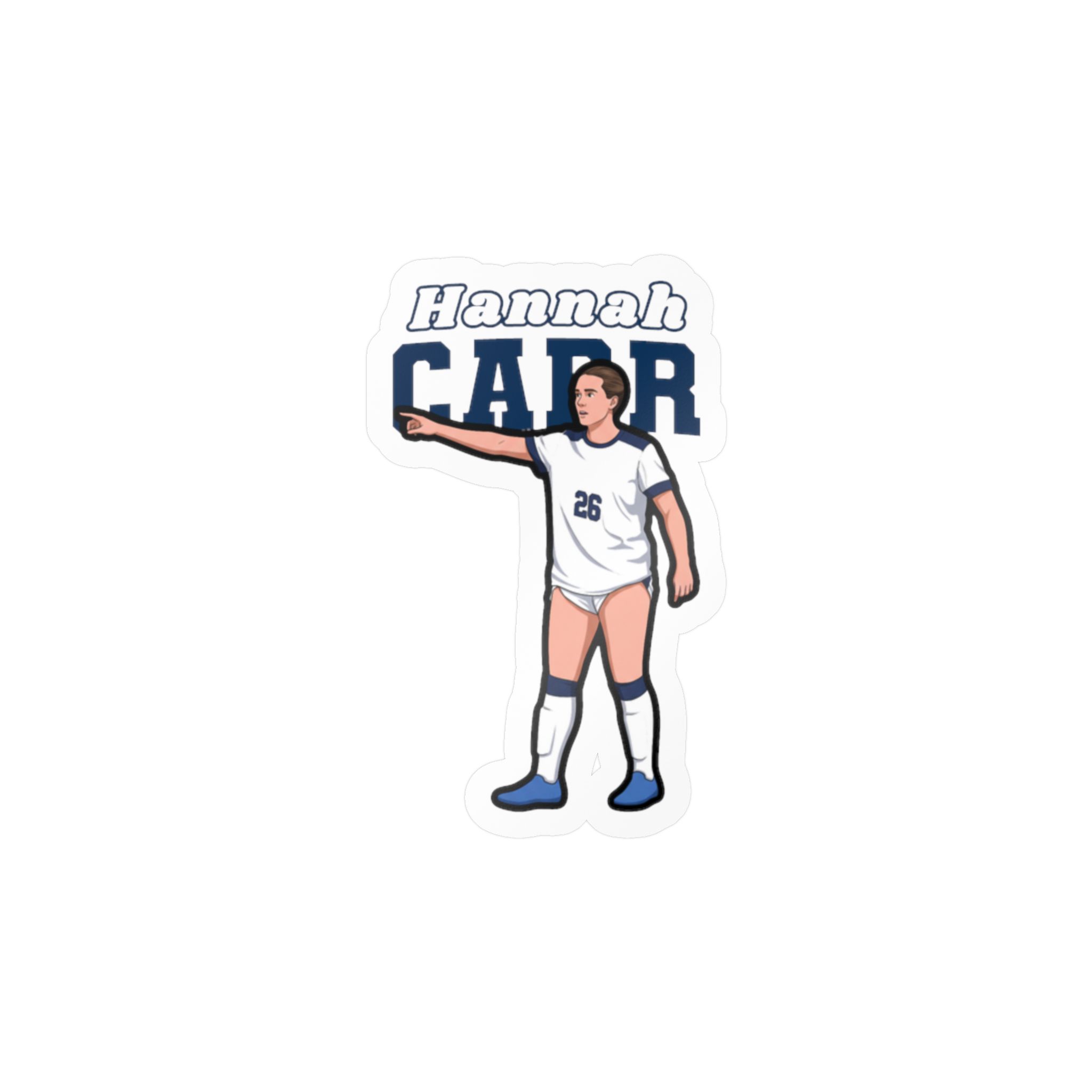 Vinyl Sticker — character_name_arch in Classic