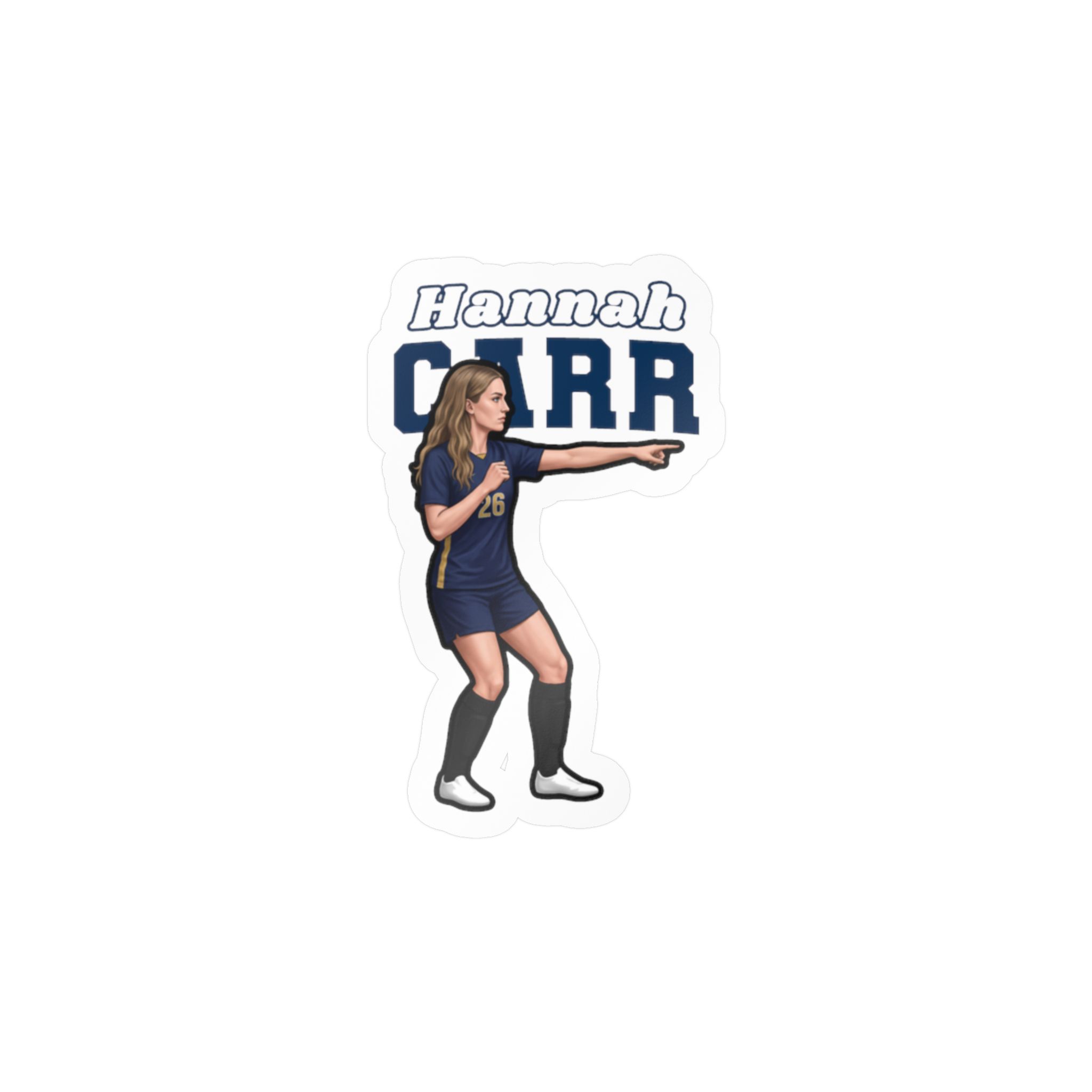 Vinyl Sticker — character_name_arch in Classic