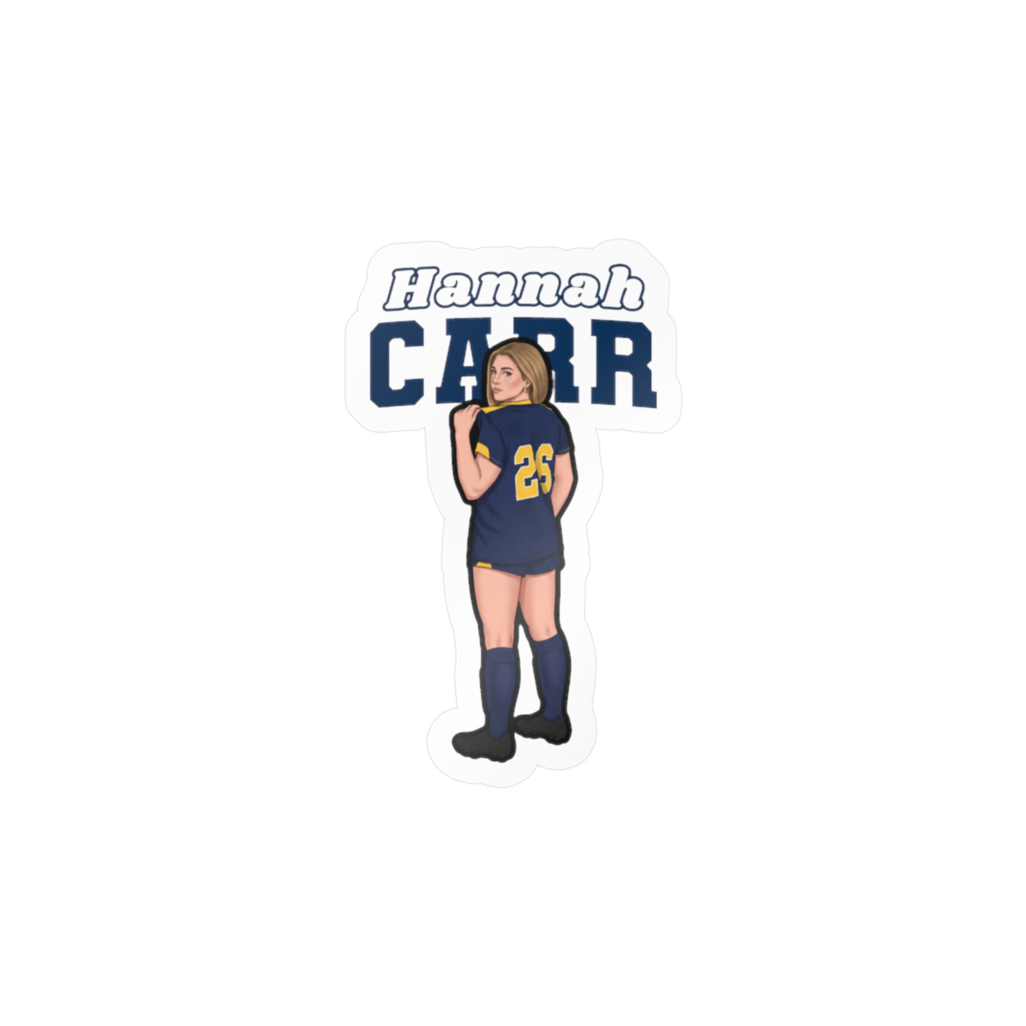 Vinyl Sticker — character_name_arch in Classic