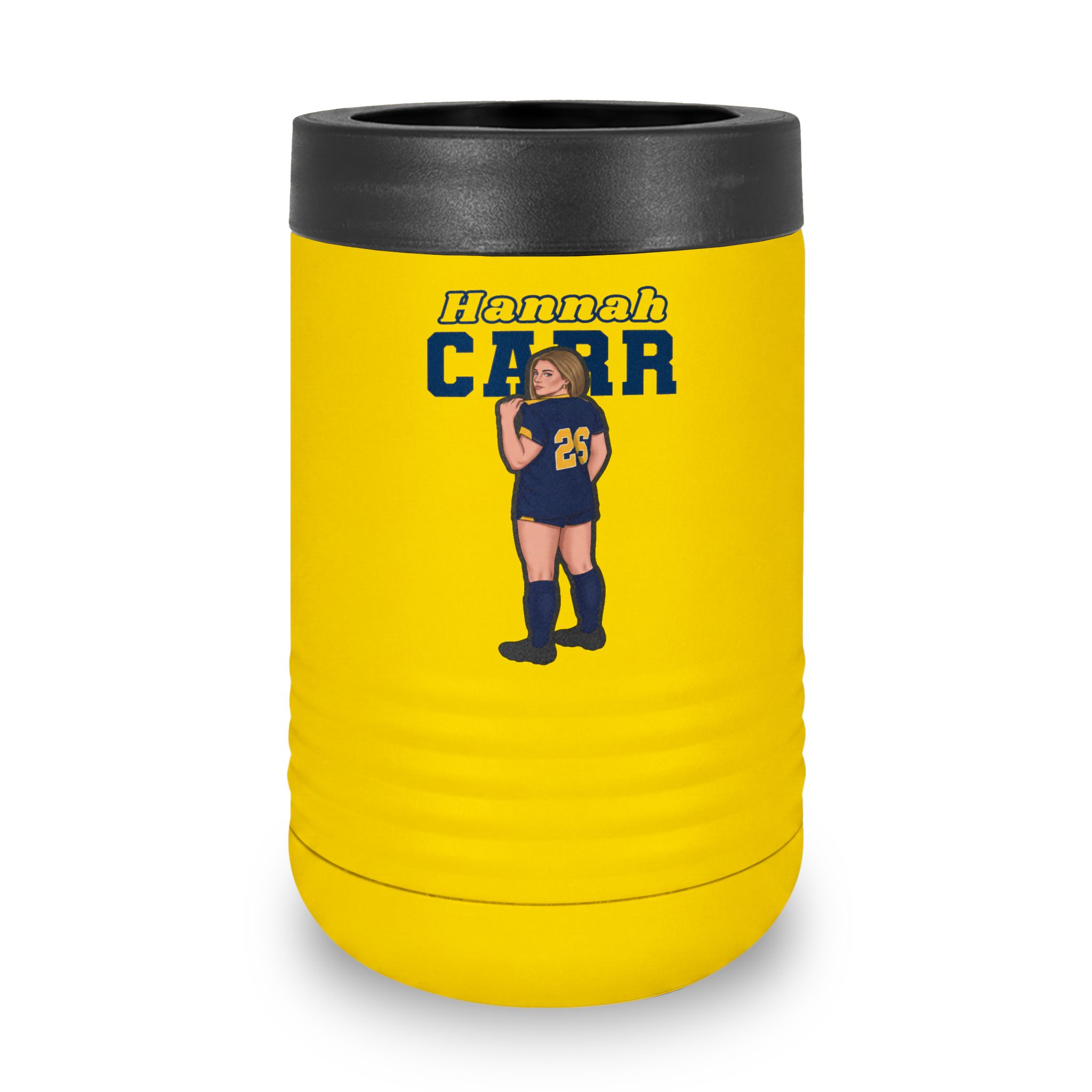 Stainless Can Cooler — character_name_arch in Yellow