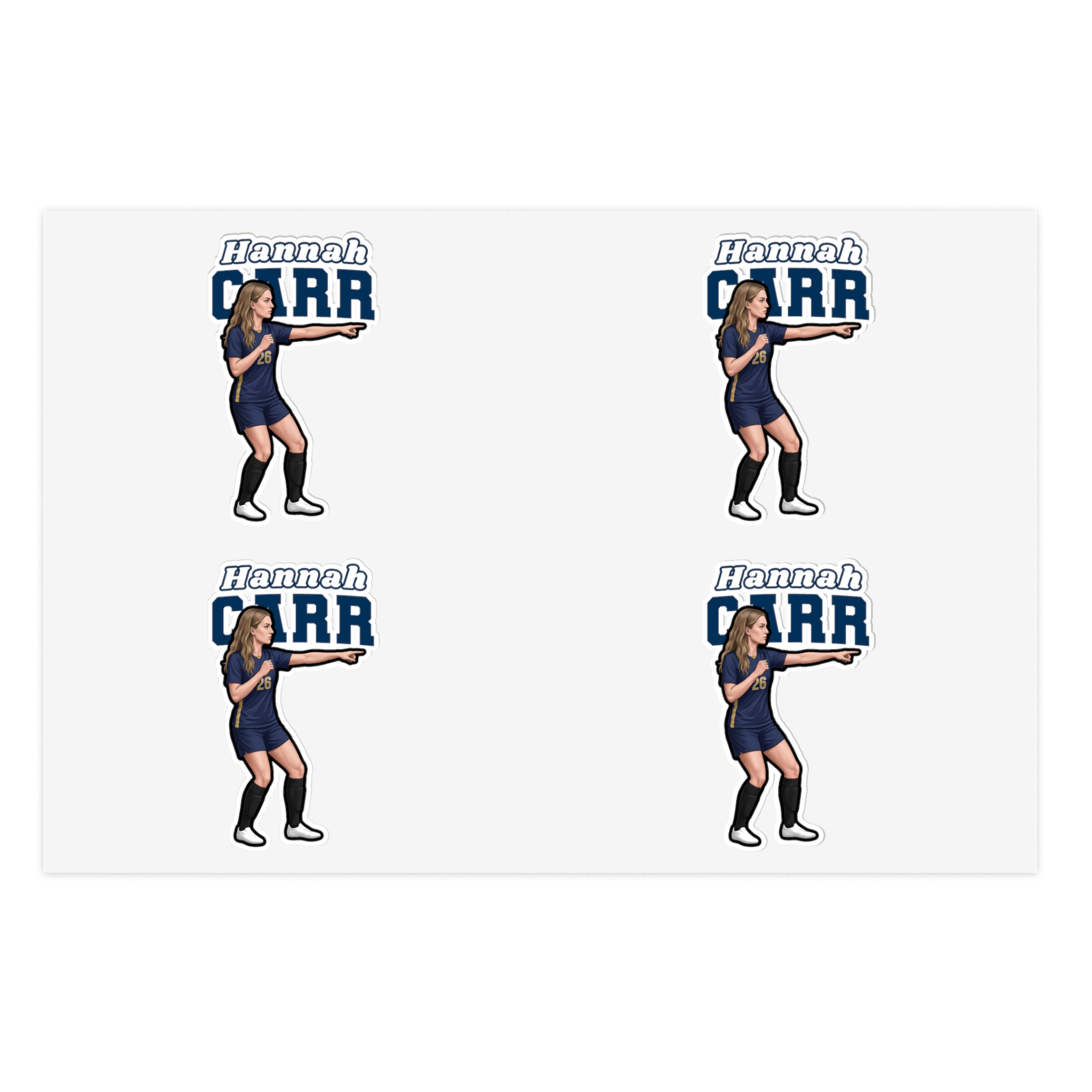 Sticker Sheet — character_name_arch in Classic