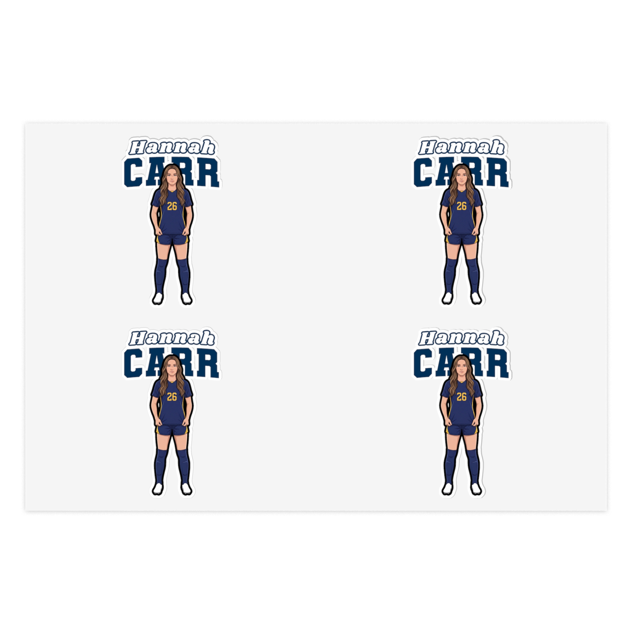 Sticker Sheet — character_name_arch in Classic
