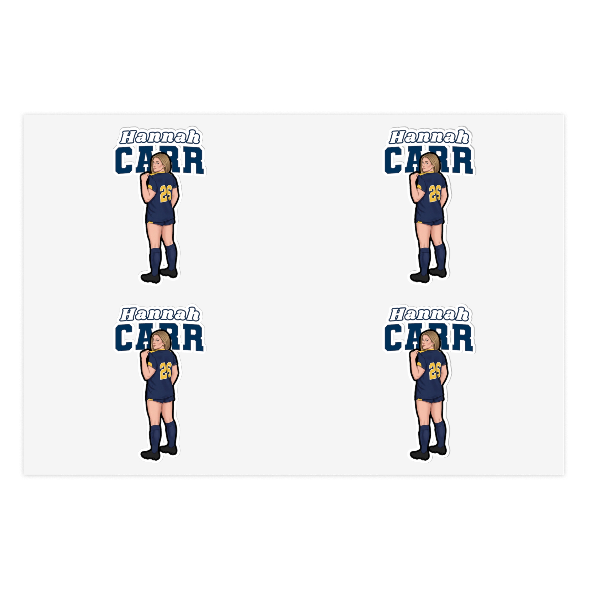 Sticker Sheet — character_name_arch in Classic