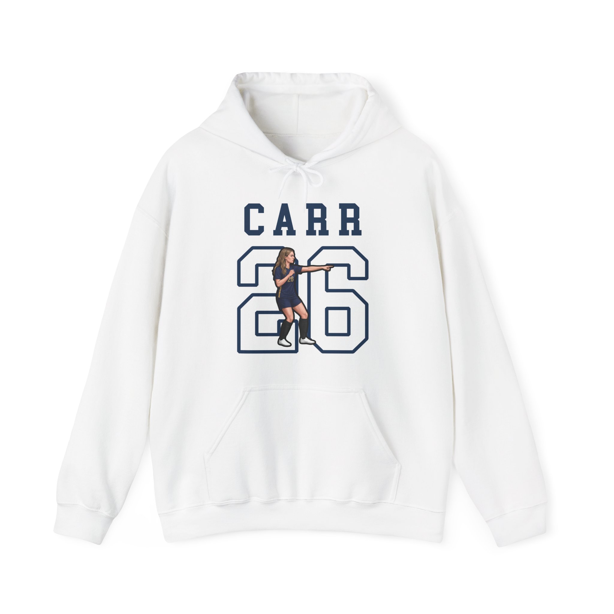Hoodie — character_shirsey in White