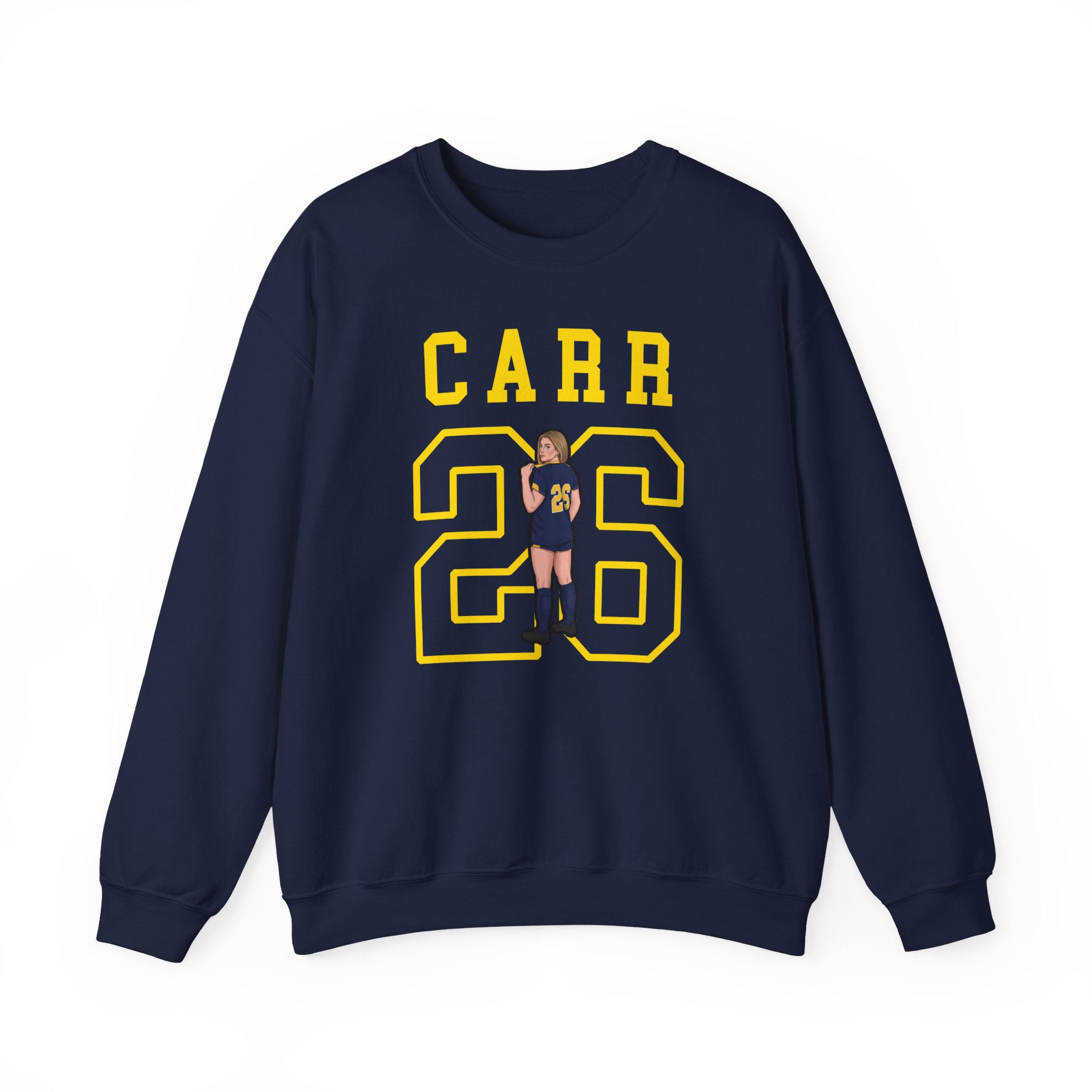 Crewneck Sweatshirt — character_shirsey in Navy